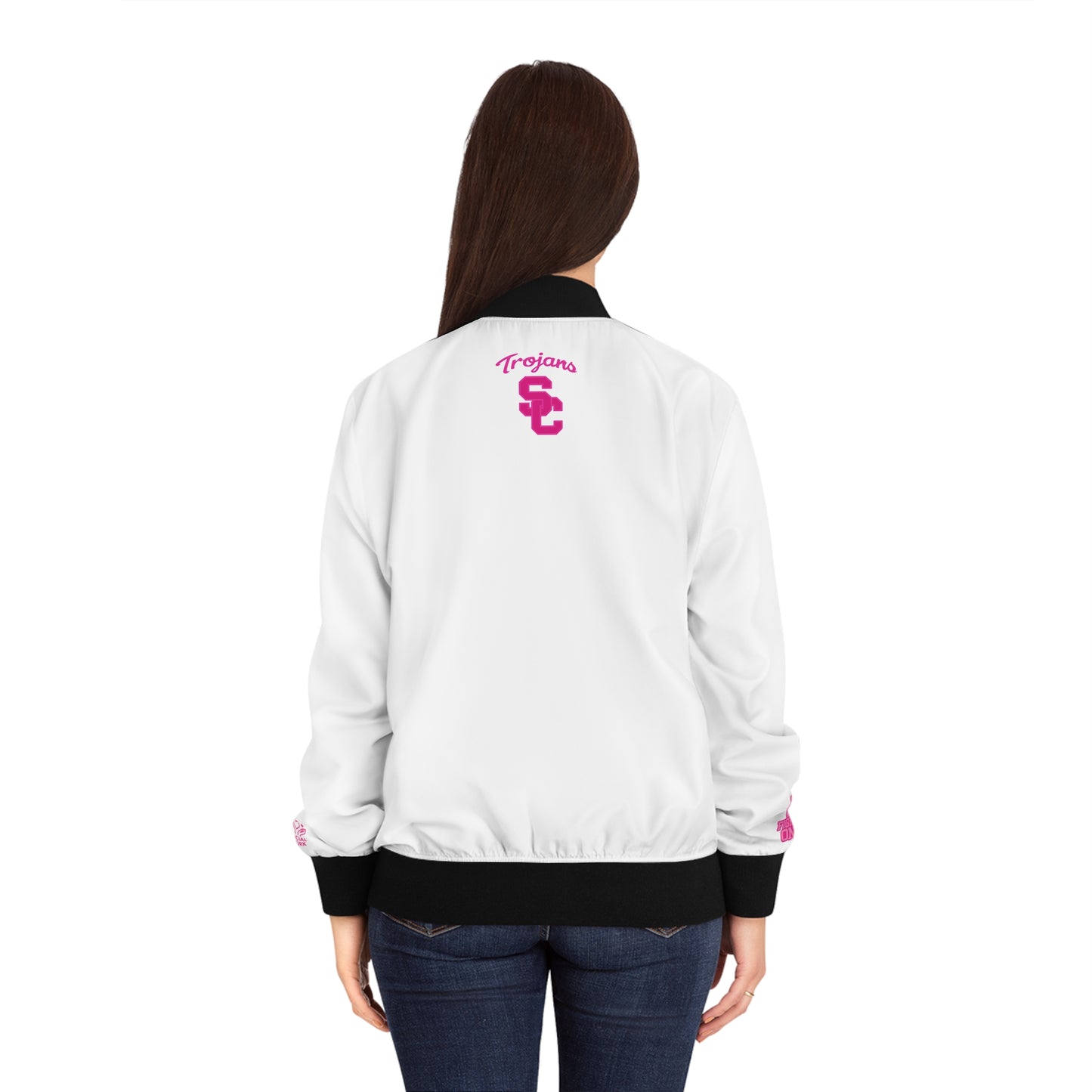 USC Women's Bomber Jacket - Stylish & Comfortable Social Work Gear