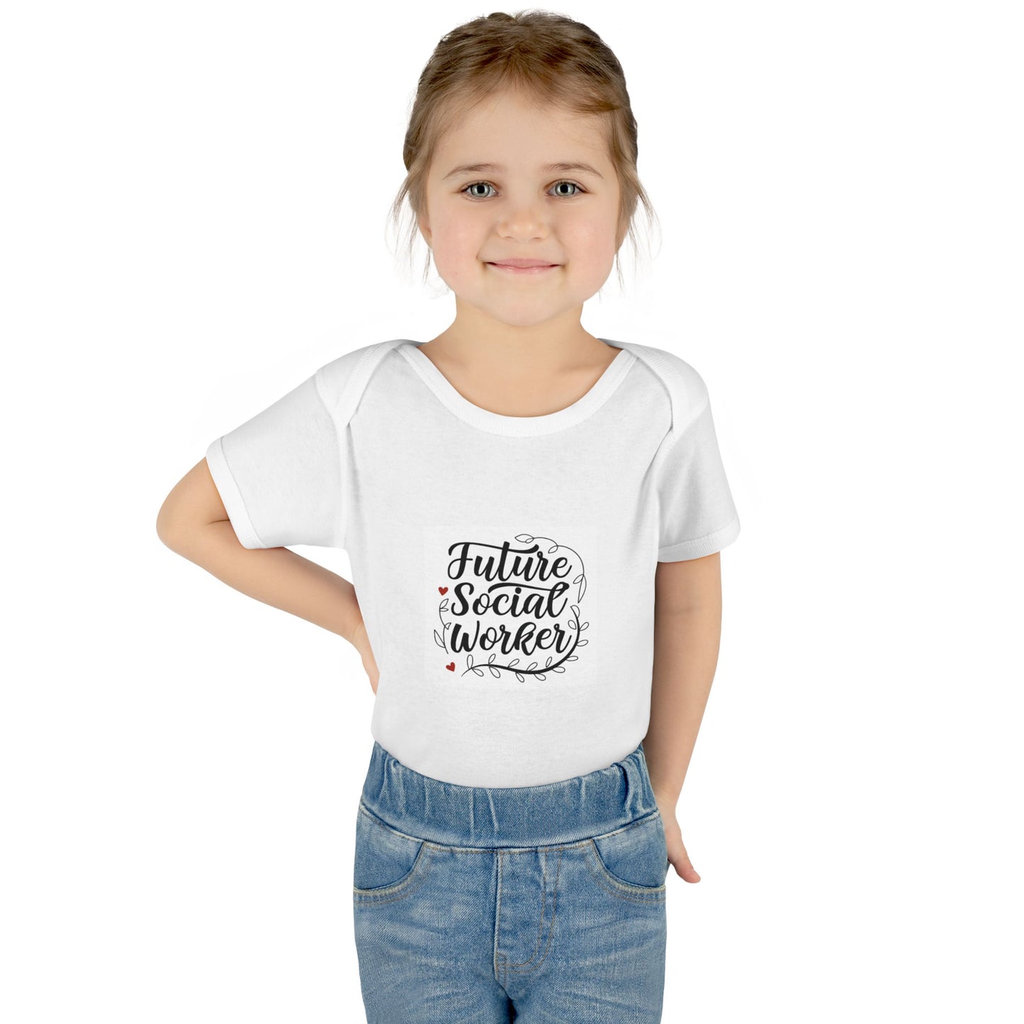 Infant Bodysuit - "Future Social Worker" Cute Baby Onesie, Newborn Gift for Aspiring Helpers