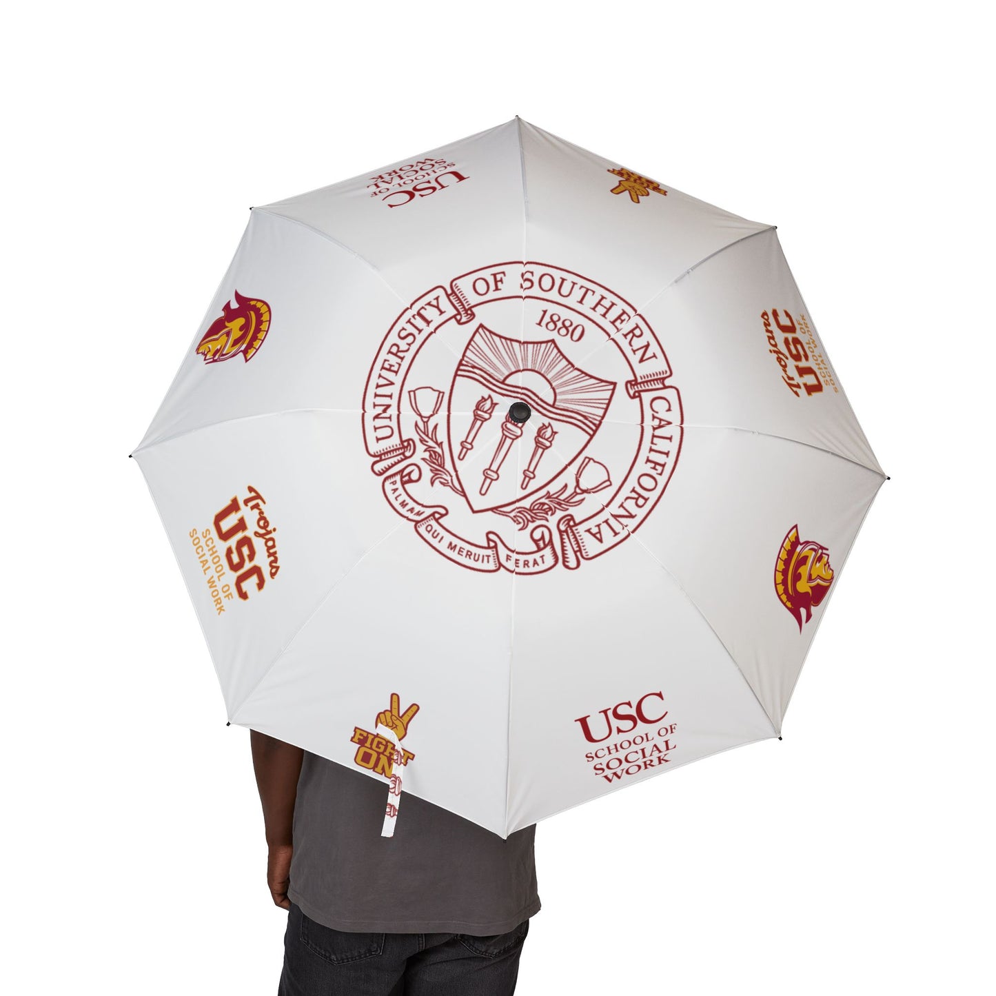 USC School of Social Work Foldable Umbrella - Semi-Automatic