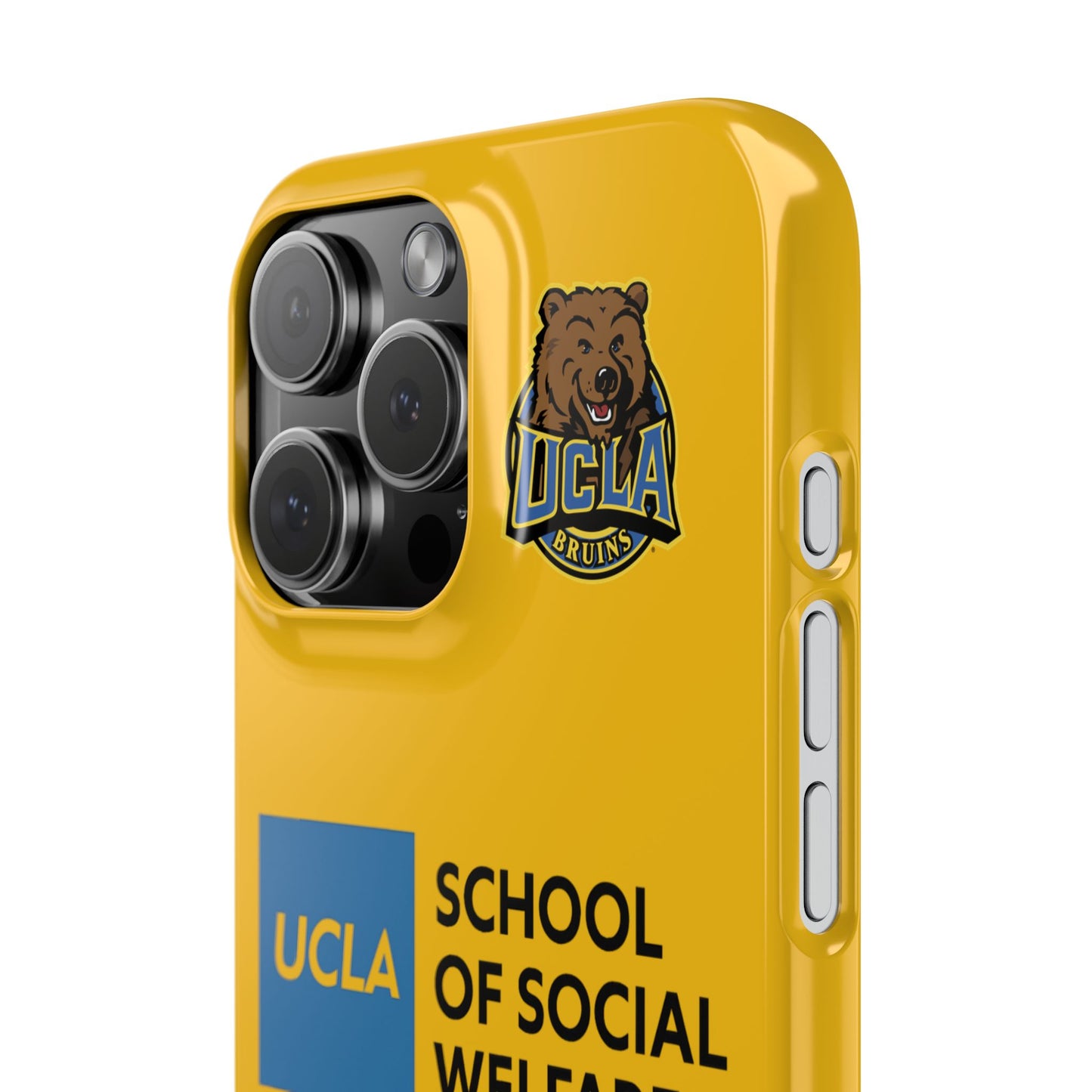 UCLA Slim I-Phone Case - School of Social Welfare (Yellow)