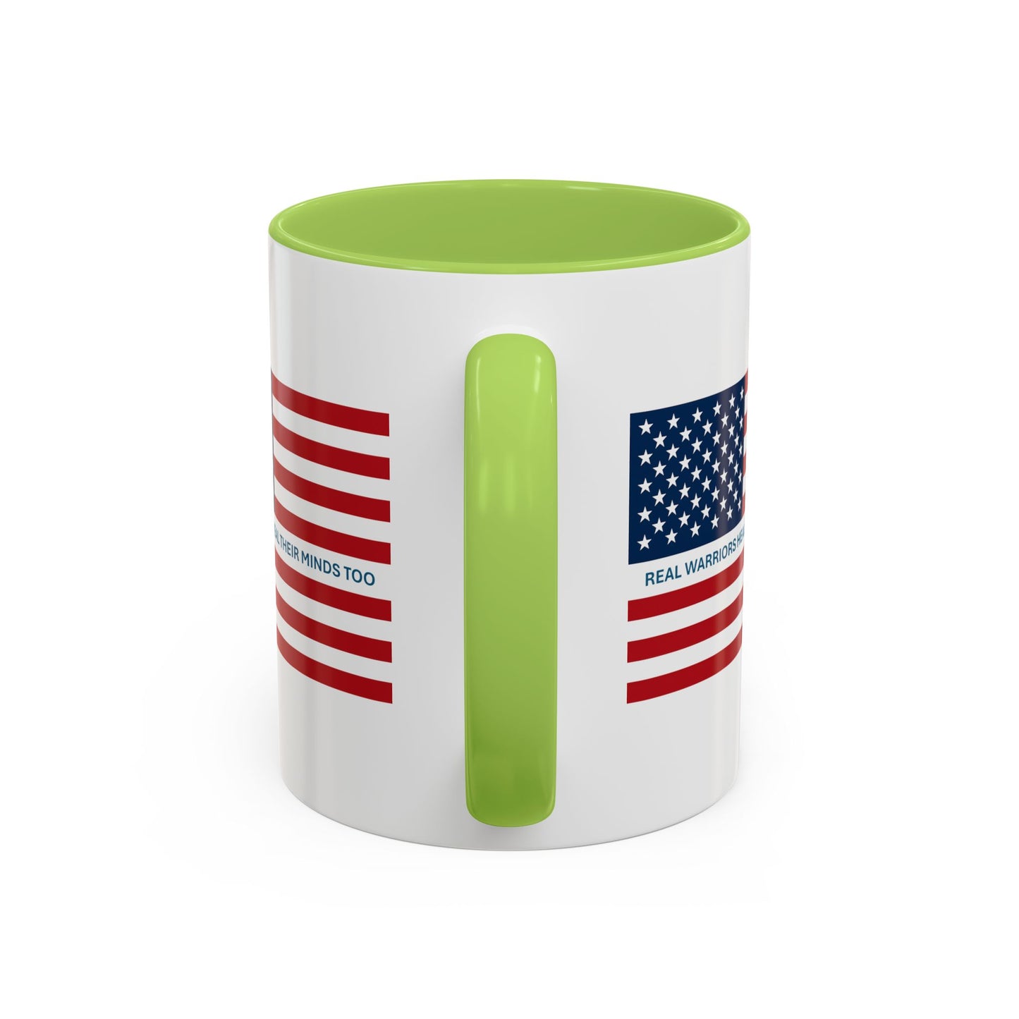 Military Social Work -Empowering Coffee Mug - "Real Warriors Heal Their Minds Too " - Perfect Gift for Advocates and Supporters