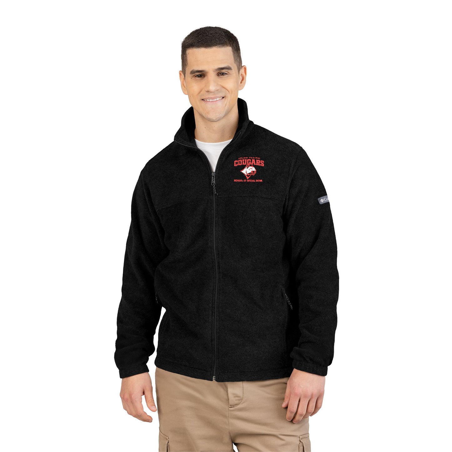Azusa Pacific University- School of Social Work -Embroidered Unisex Columbia Fleece Jacket - Cozy & Stylish Outdoor Wear