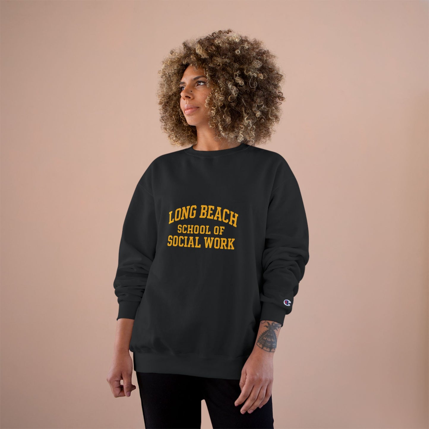 Long Beach School of Social Work Champion Sweatshirt - Cozy College Apparel