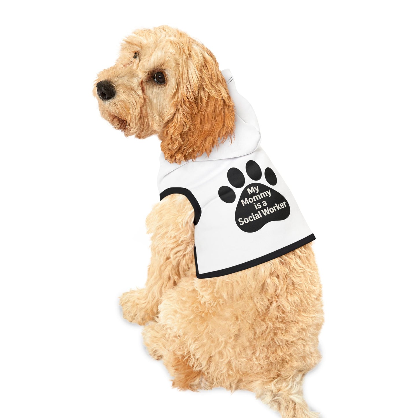 Pet Hoodie — "My Mommy" Paw Print Dog & Cat Hoodie