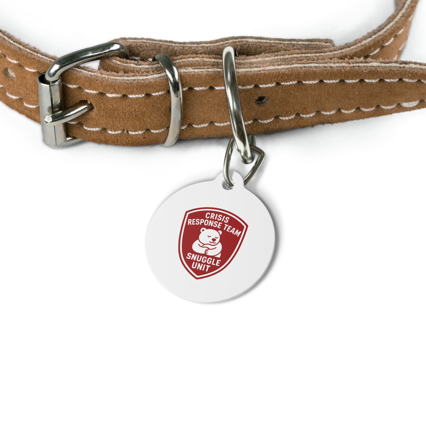 Pet Tag — "Crisis Response Team: Snuggle Unit" Cute Rescue Badge ID
