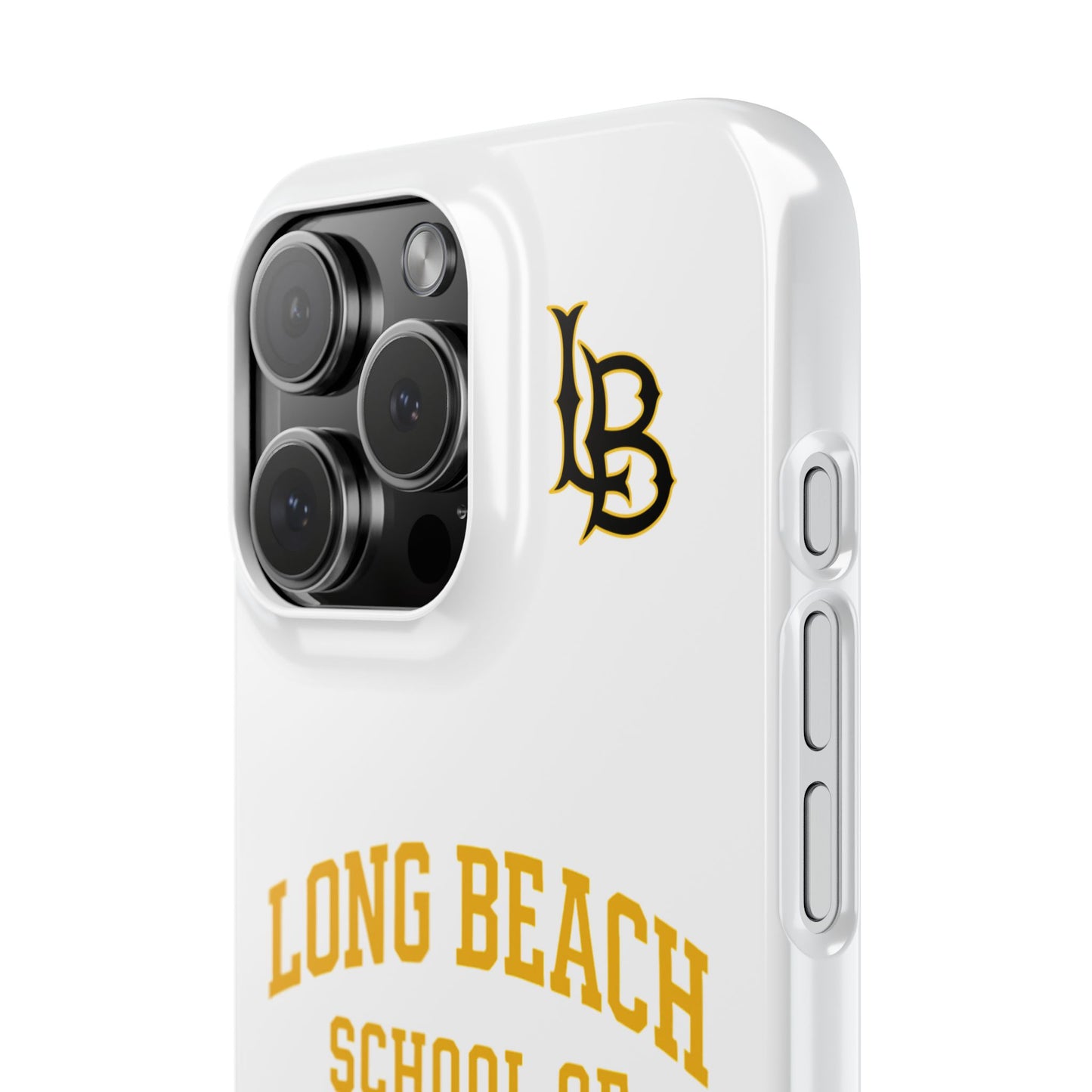 Long Beach State University - Slim I-Phone Case - School of Social Work (White