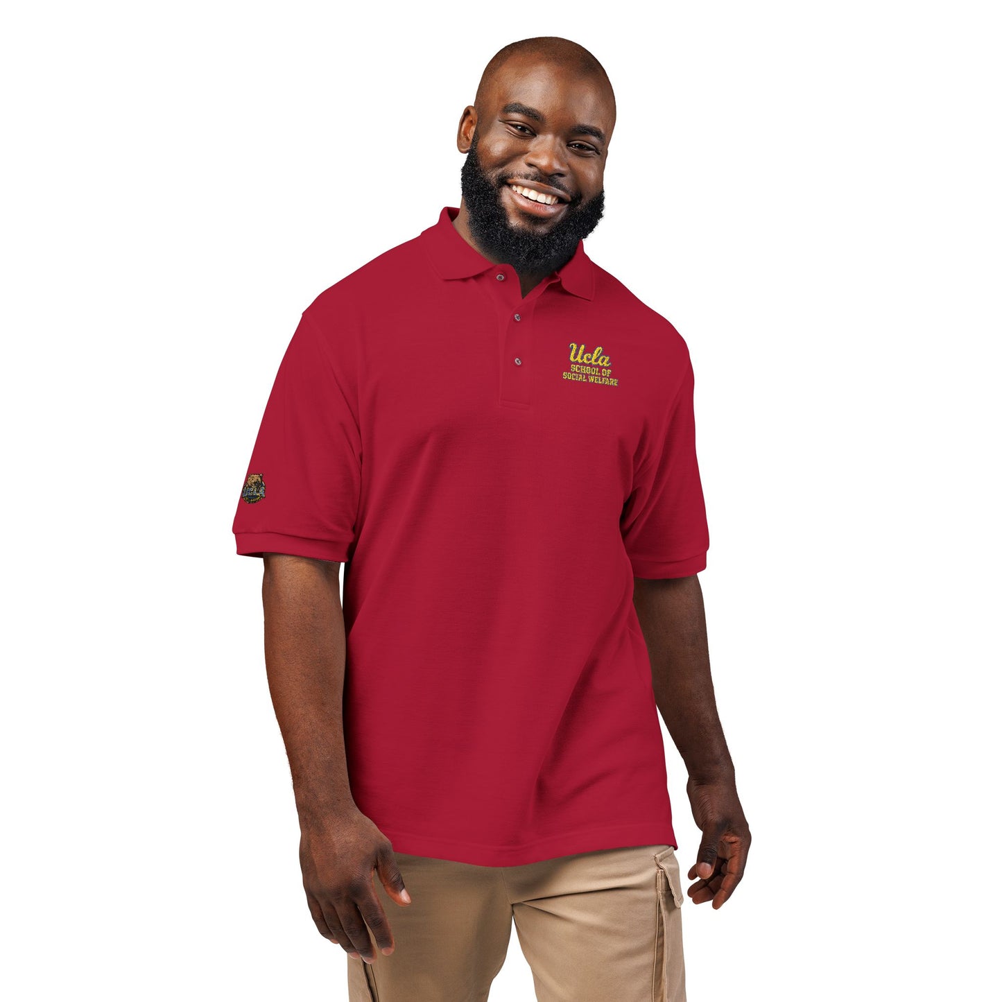 UCLA School of Social Welfare-Unisex Polo Shirt (Embroidery)
