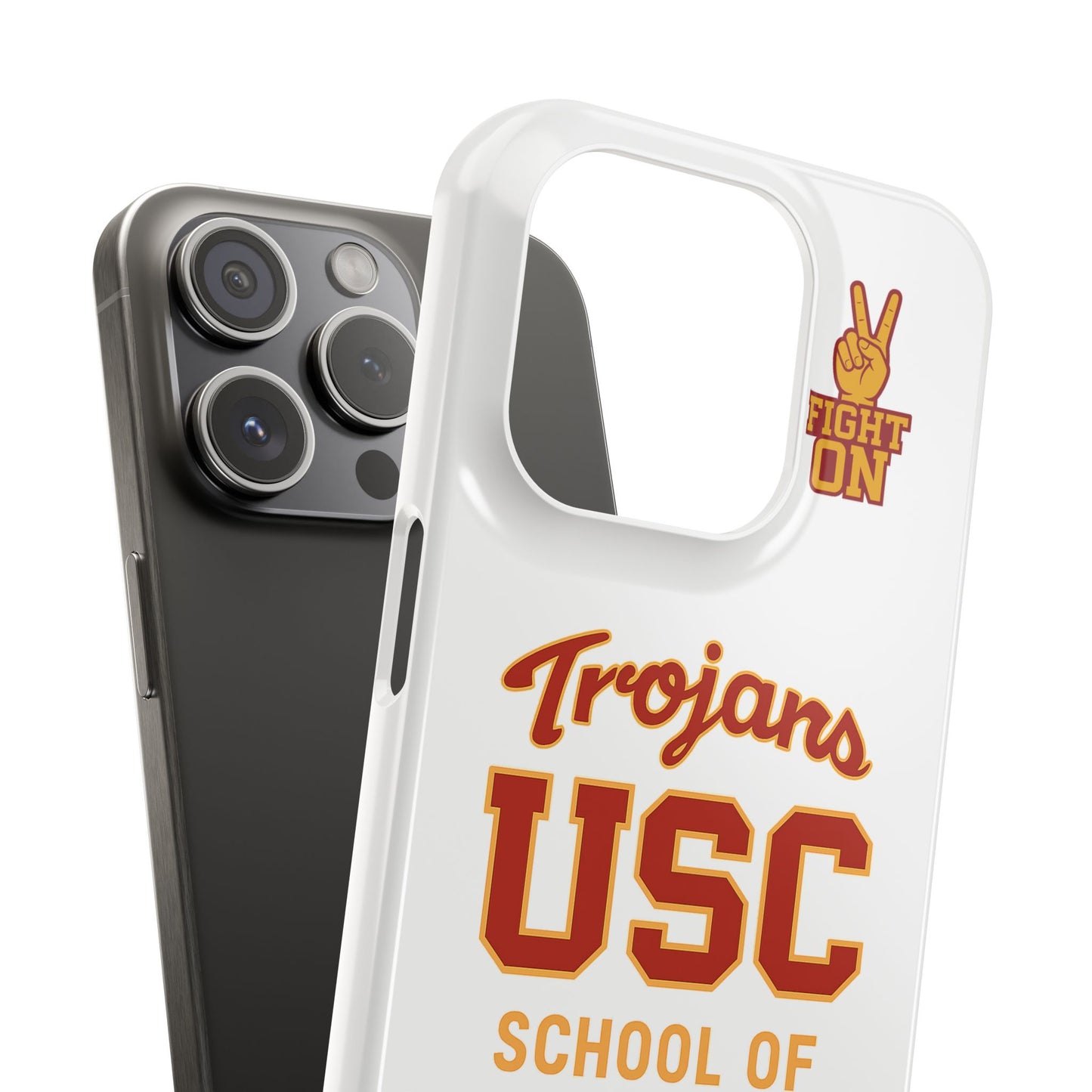 USC Trojans Slim I-Phone Case - School of Social Work (White)