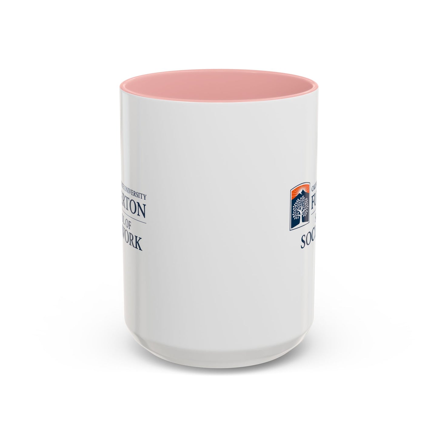 Fullerton School of Social Work Customized Accent Coffee Mug - 15oz
