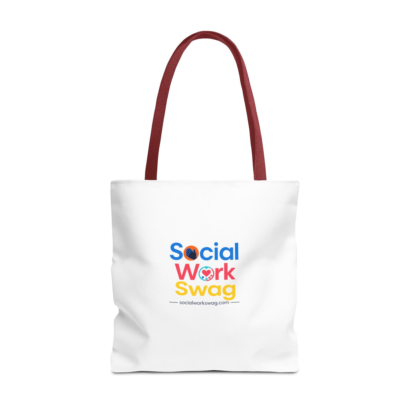 Social Work Swag Tote Bag — Colorful Social Worker Gift Tote