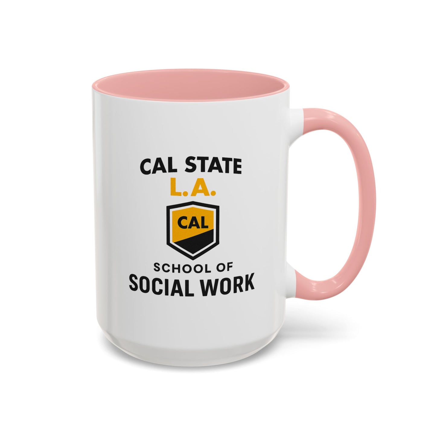 CSULA. - School of Social Work -Accent Mug - 15oz
