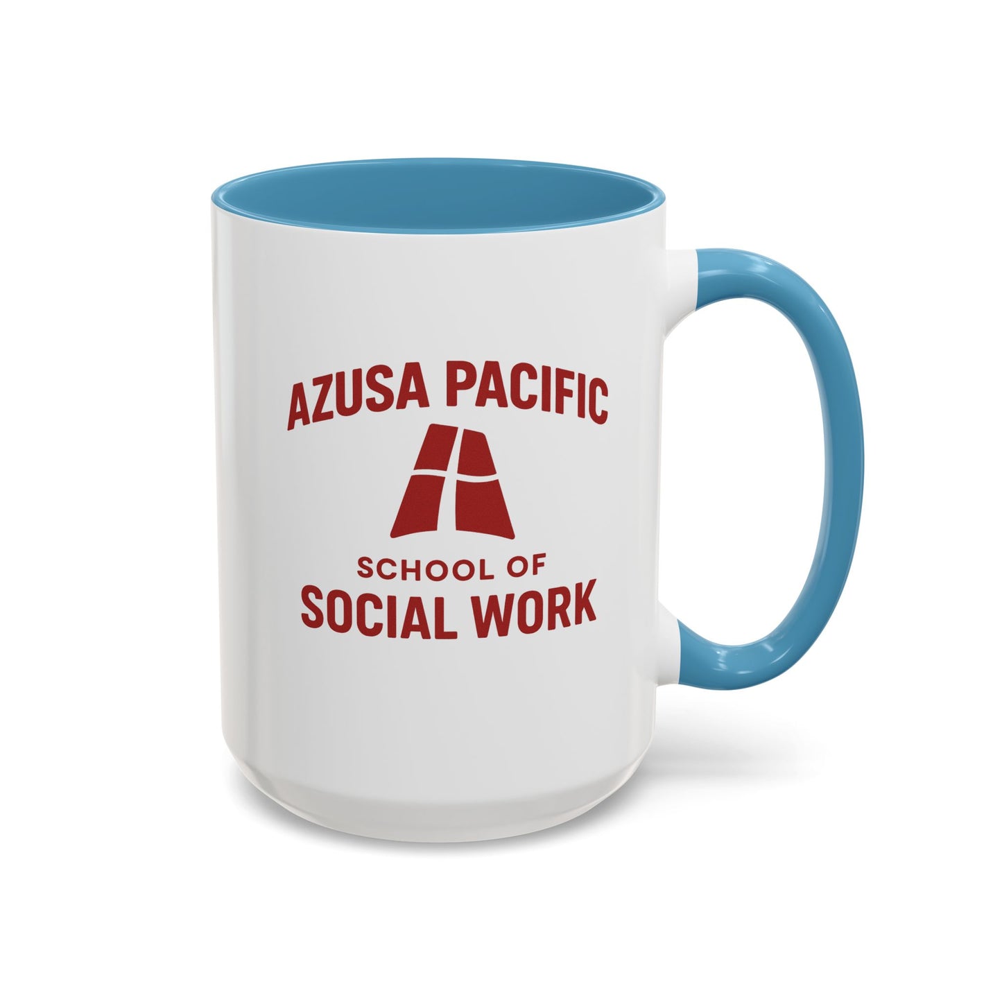 Azusa Pacific University - School of Social Work -Accent Mug - 15oz