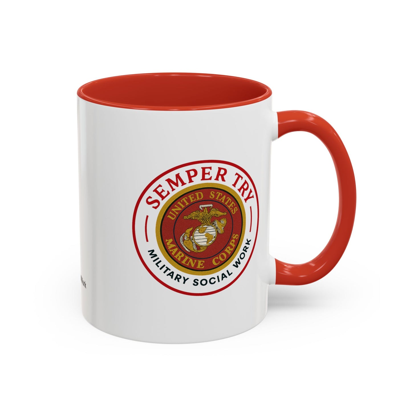 Copy of Military Social Work -Empowering Coffee Mug - "Semper Try" - Perfect Gift for Advocates and Supporters
