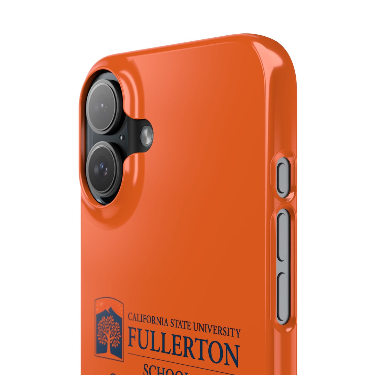 Cal State Fullerton University - Slim I-Phone Case - School of Social Work (Orange)