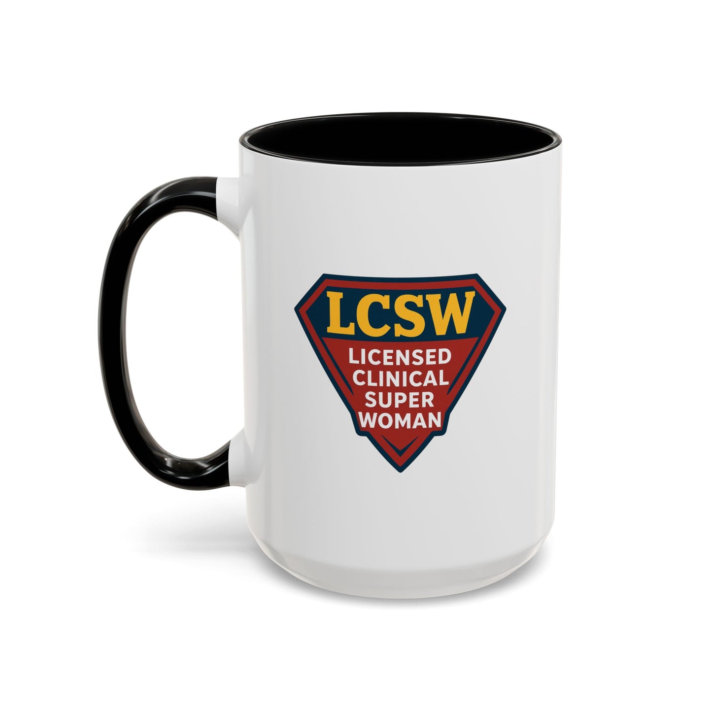 LCSW & School Social Worker Coffee Mug – Fueled by Coffee & Chaos (Various Colors)