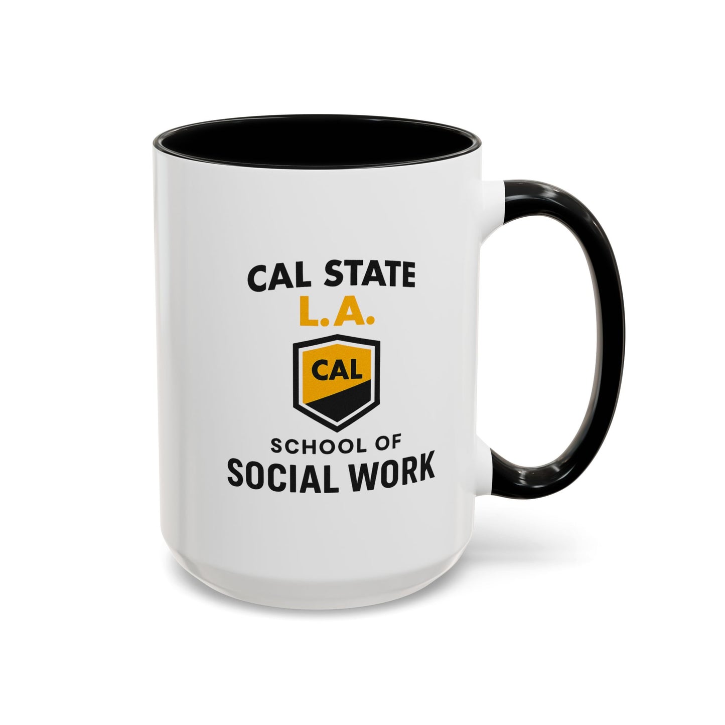 CSULA. - School of Social Work -Accent Mug - 15oz