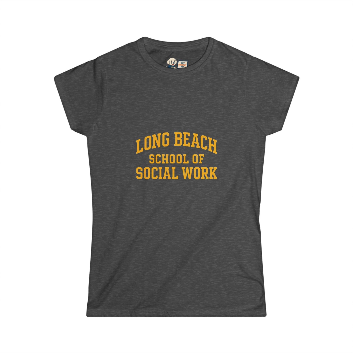 California State Long Beach School of Social Work -Women's Softstyle Tee