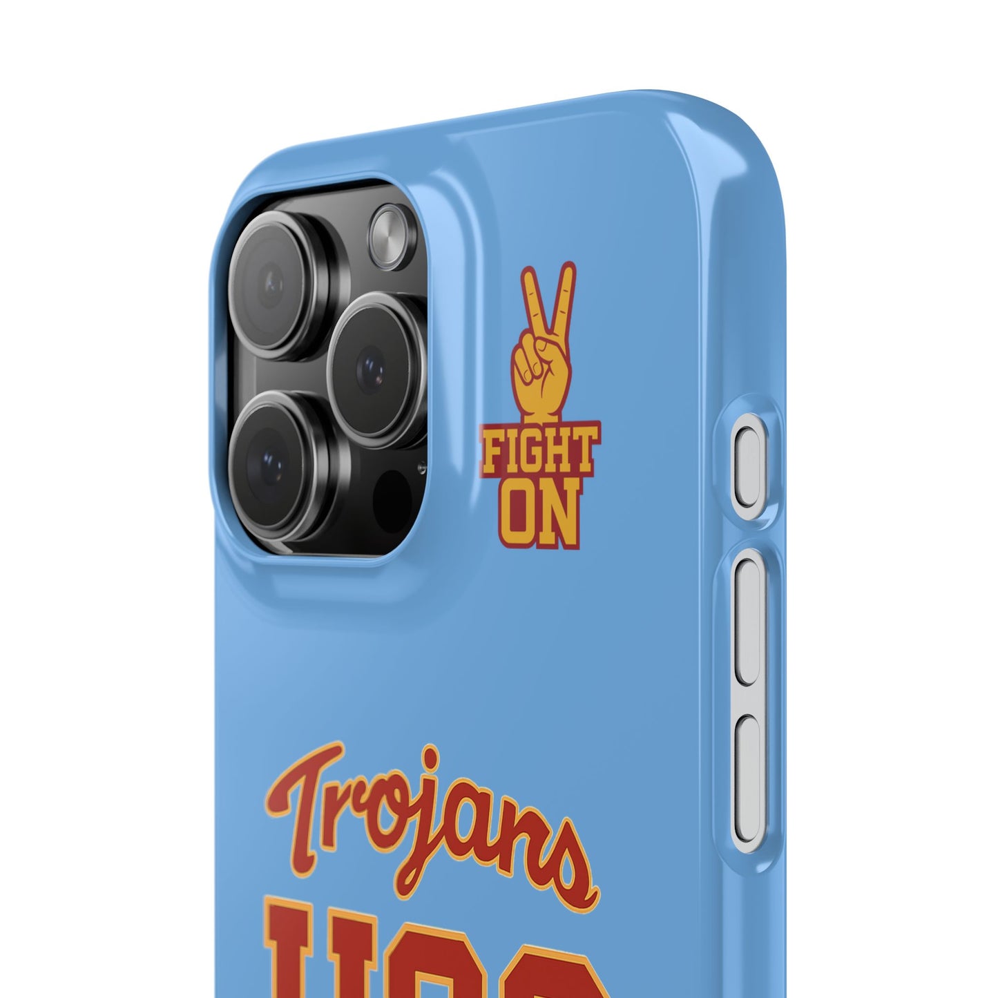USC Trojans Slim I-Phone Case - School of Social Work (Light Blue)