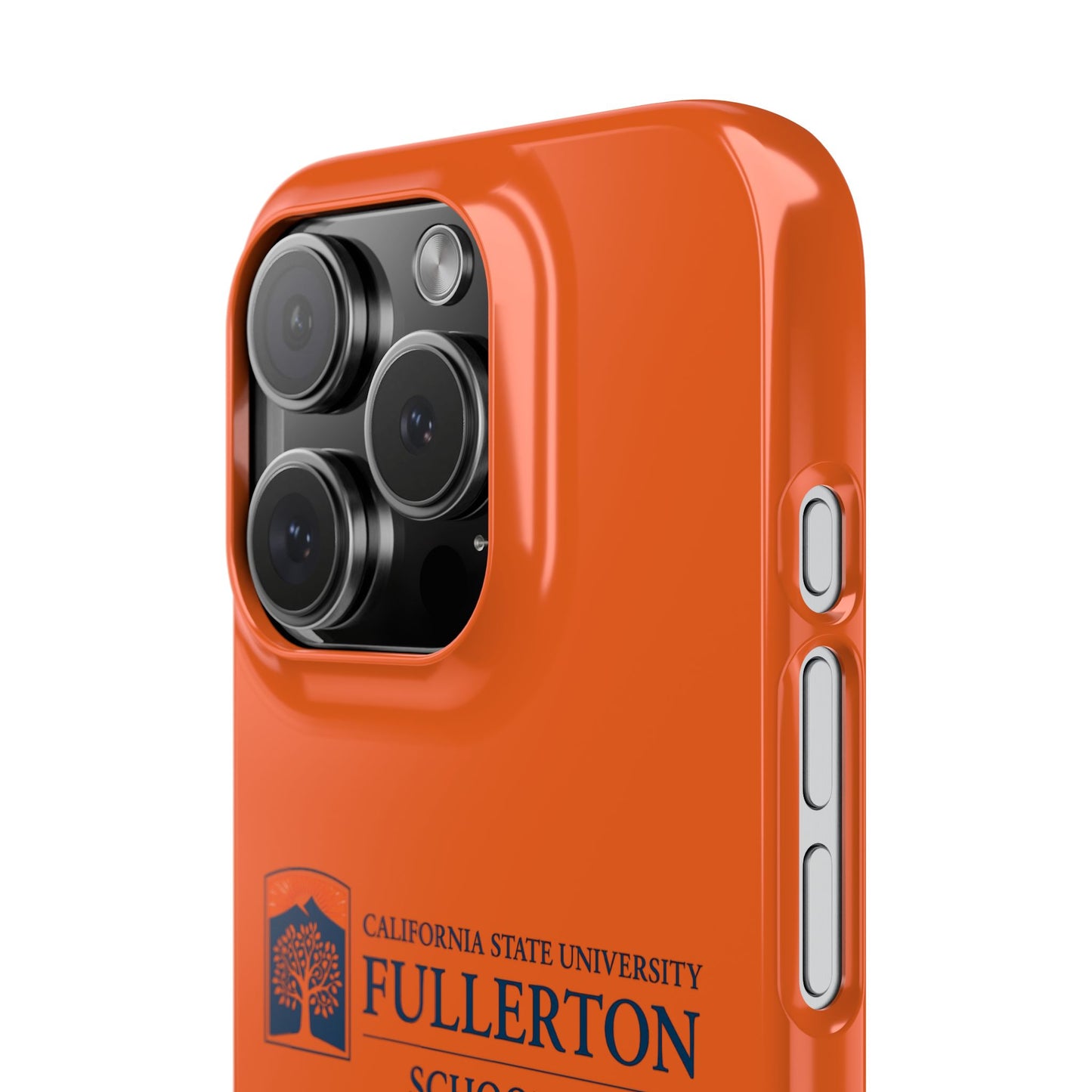Cal State Fullerton University - Slim I-Phone Case - School of Social Work (Orange)