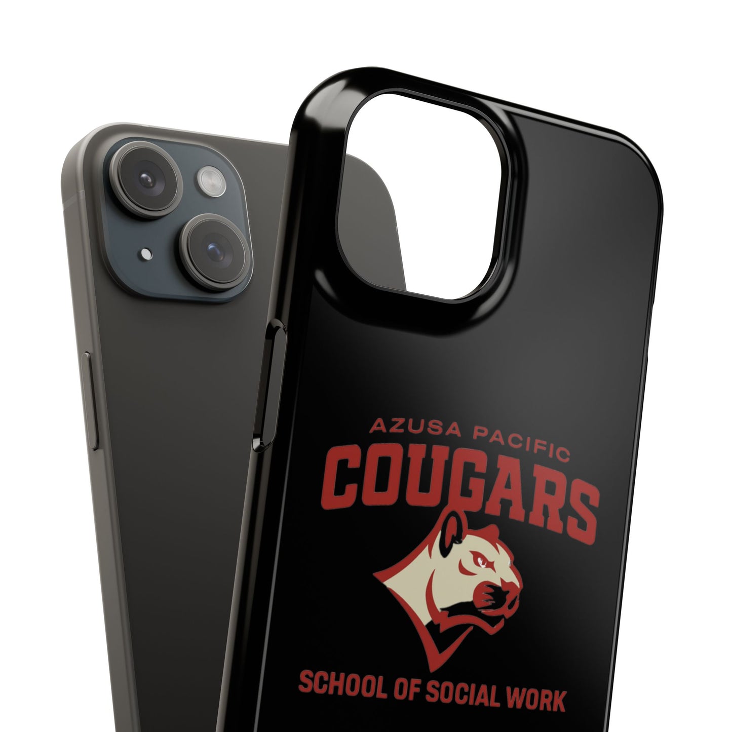 Azuza Pacific University - Slim I-Phone Case - School of Social Work (Black)
