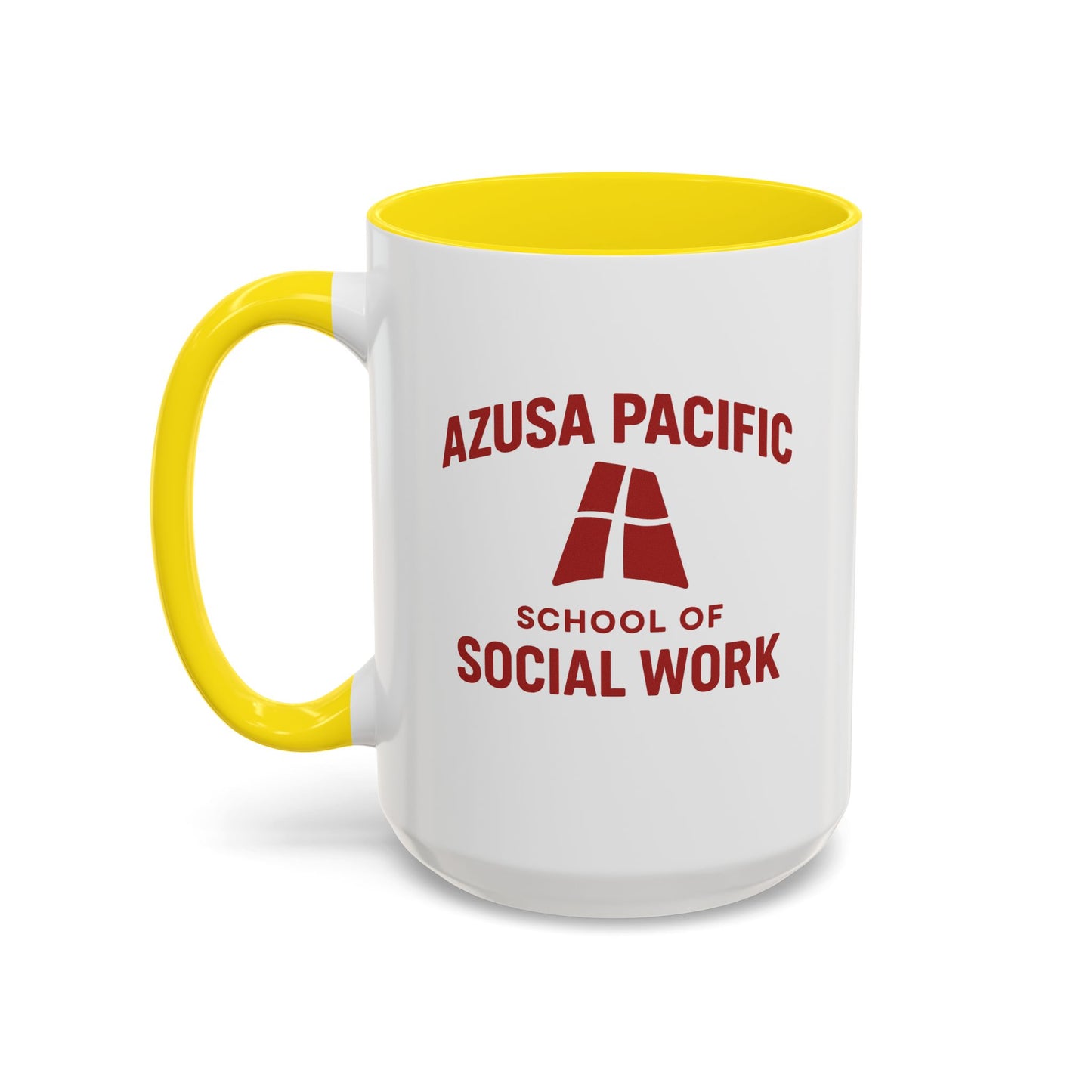 Azusa Pacific University - School of Social Work -Accent Mug - 15oz