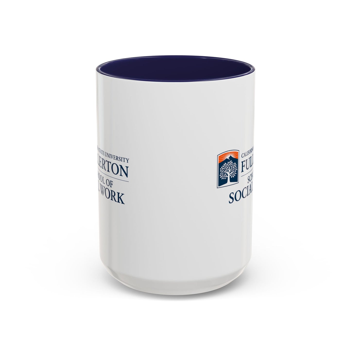 Fullerton School of Social Work Customized Accent Coffee Mug - 15oz