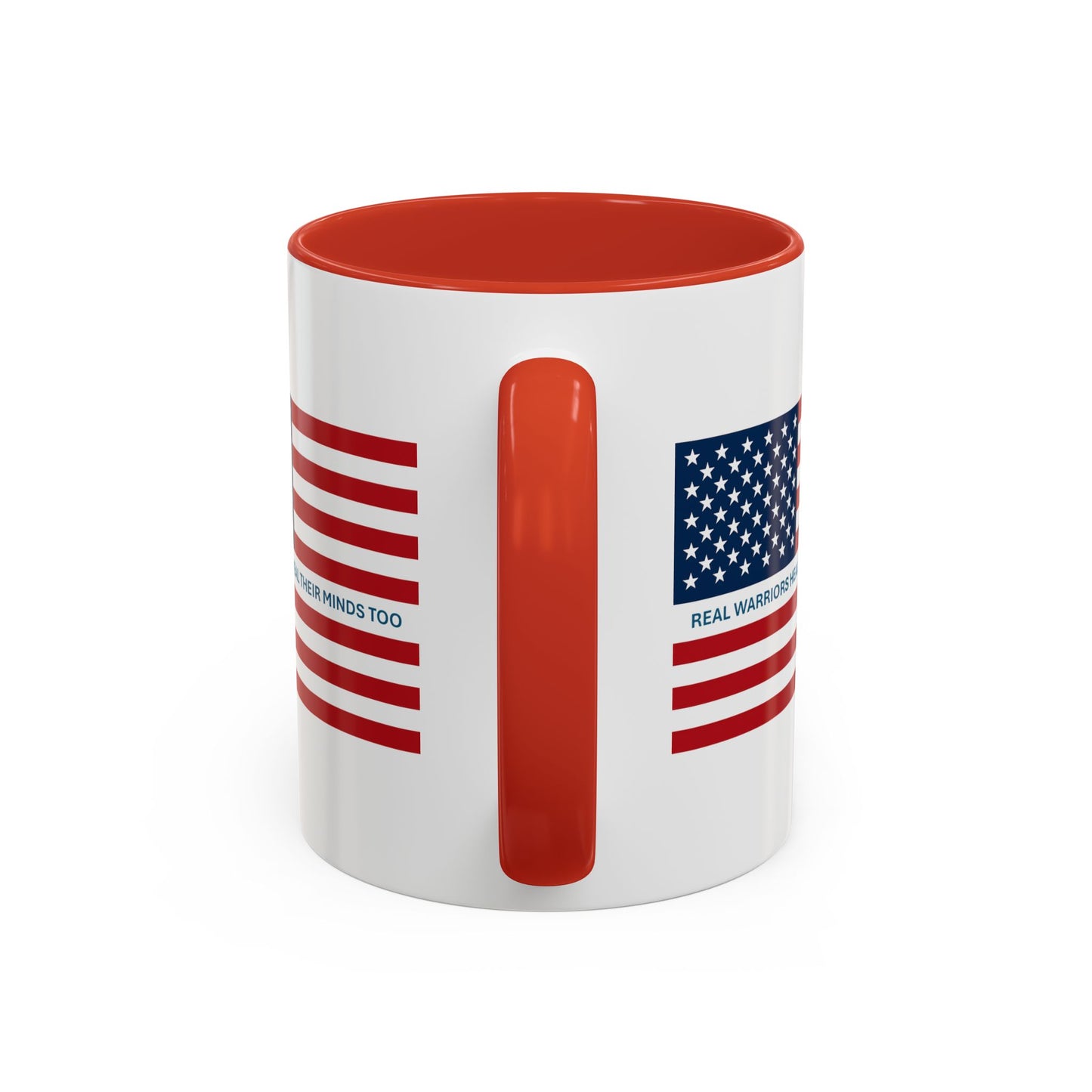 Military Social Work -Empowering Coffee Mug - "Real Warriors Heal Their Minds Too " - Perfect Gift for Advocates and Supporters