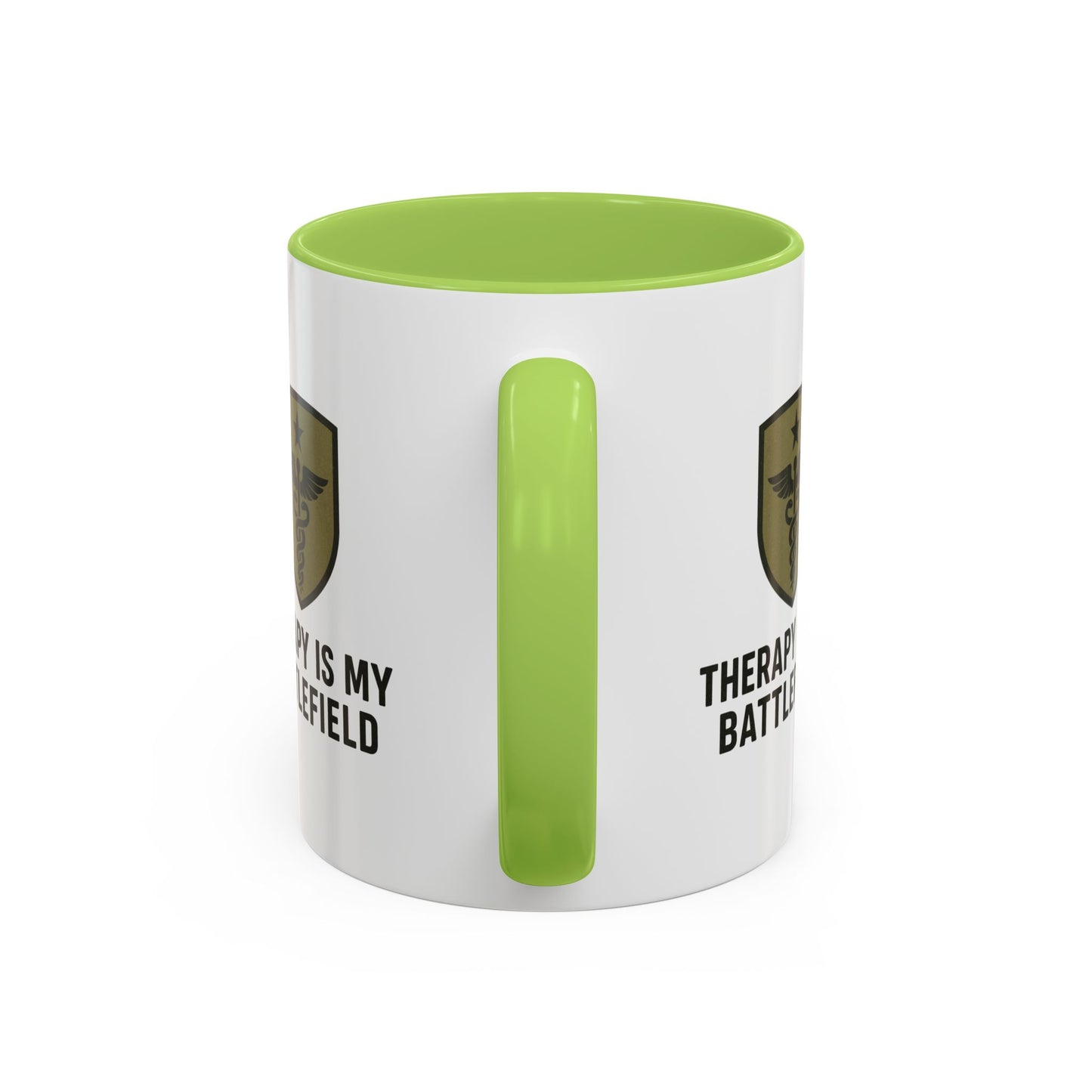 Military Social Work -Empowering Coffee Mug - "Therapy is My Battlefield" - Perfect Gift for Advocates and Supporters