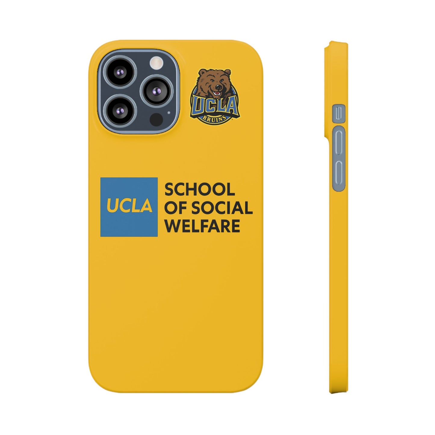 UCLA Slim I-Phone Case - School of Social Welfare (Yellow)