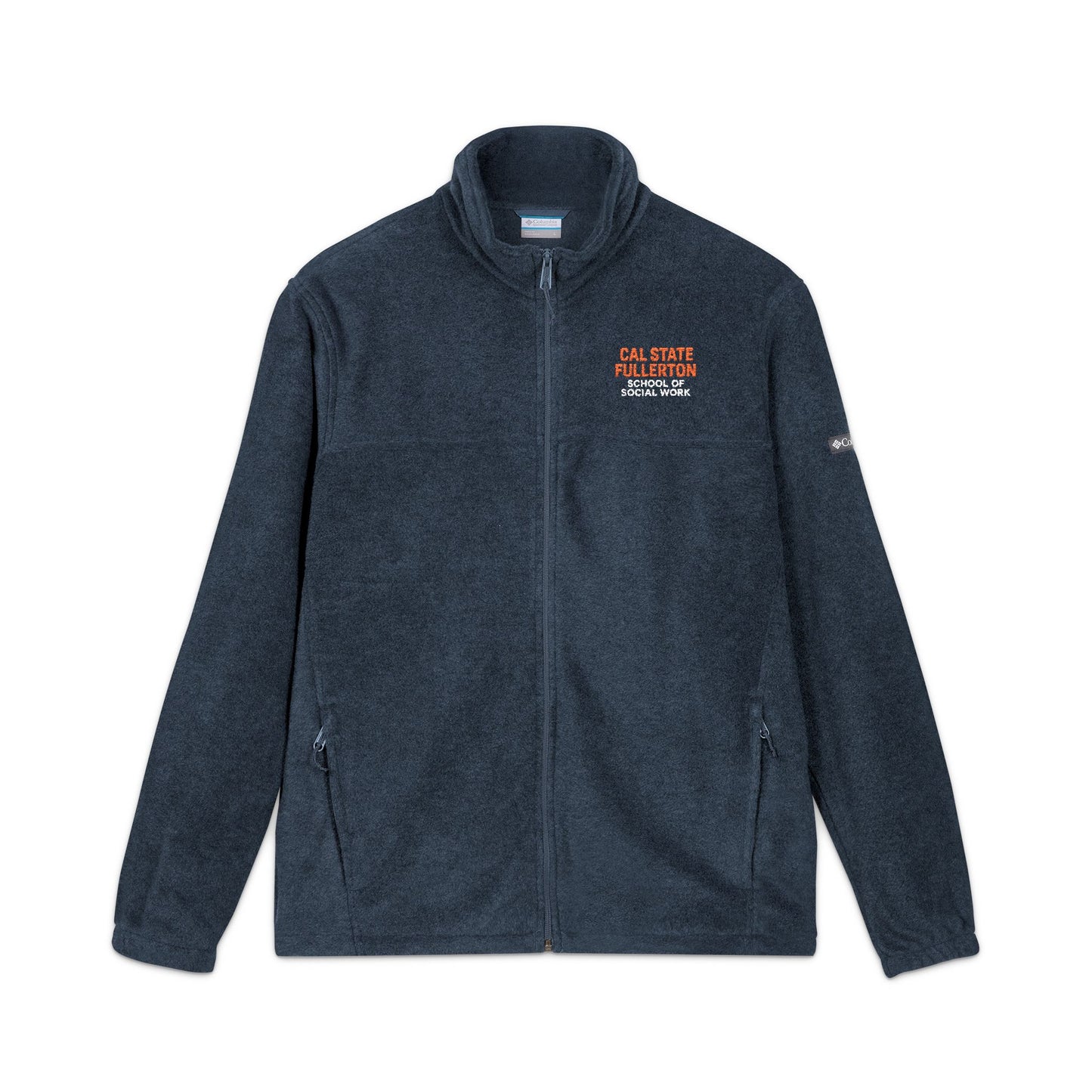 Cal State Fullerton- School of Social Work -Embroidered Unisex Columbia Fleece Jacket - Cozy & Stylish Outdoor Wear