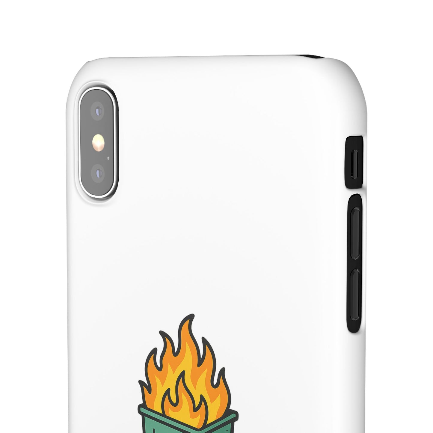 Phone Case — "I'm Fine, It's Fine" Dumpster Fire Design