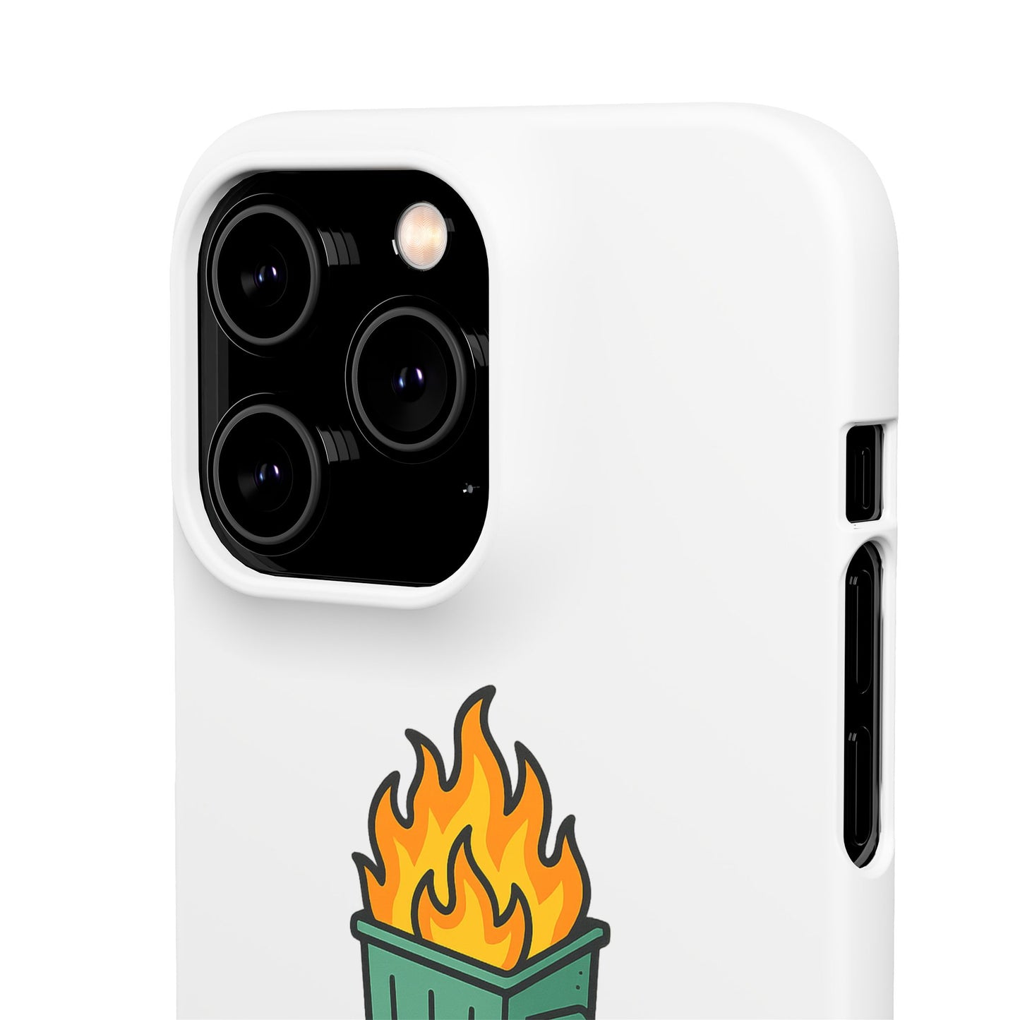 Phone Case — "I'm Fine, It's Fine" Dumpster Fire Design