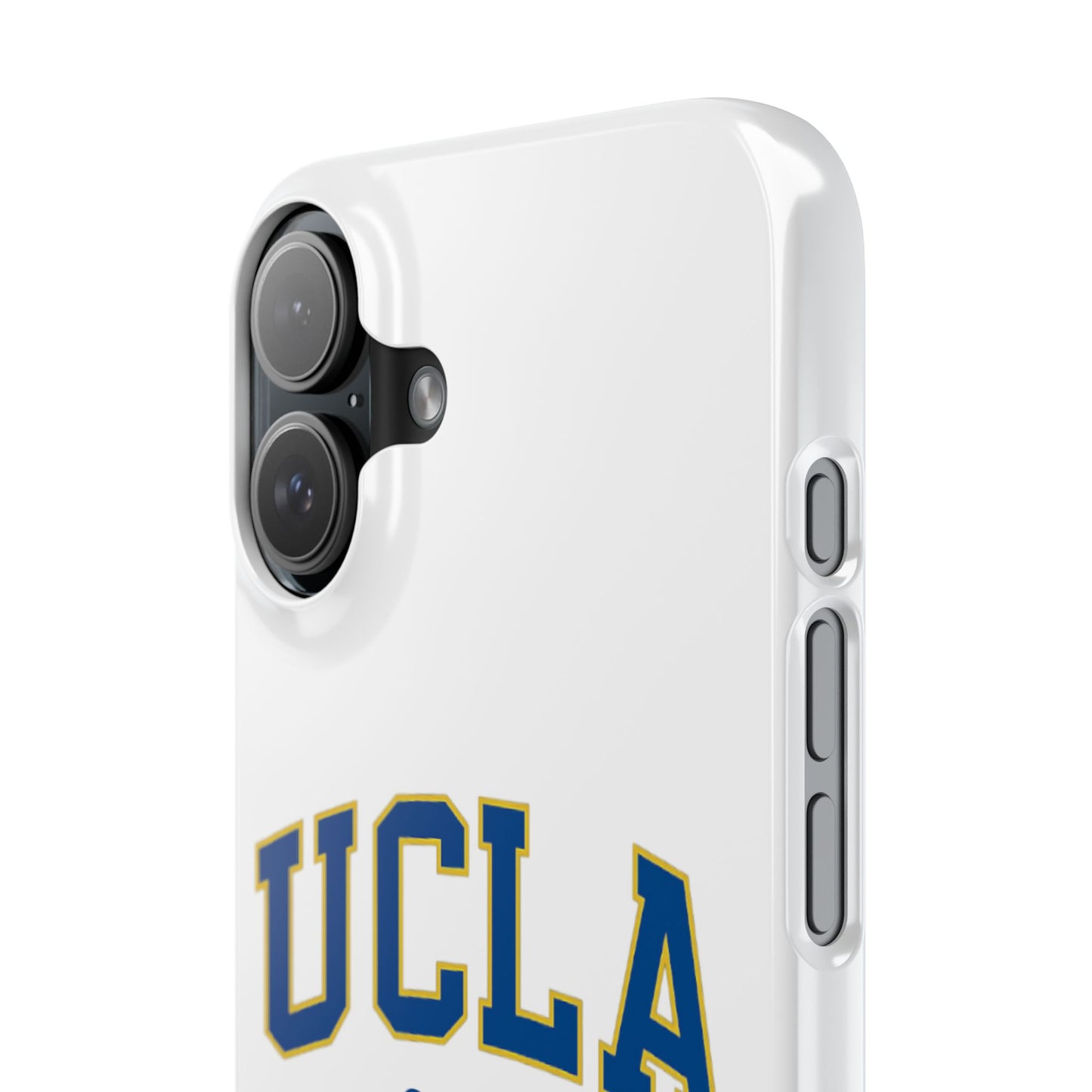 UCLA Slim I-Phone Case - School of Social Welfare-Text Logo (White)