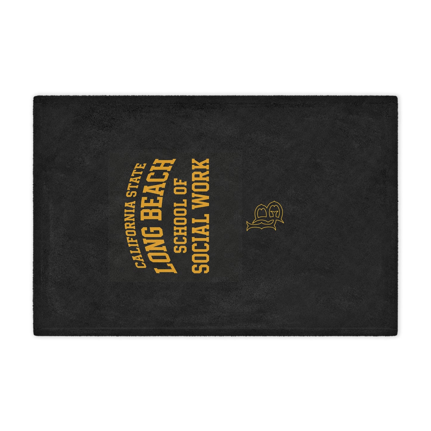 CSULB School of Social Work Mini Blanket - Great for your office chair or your couch at home!