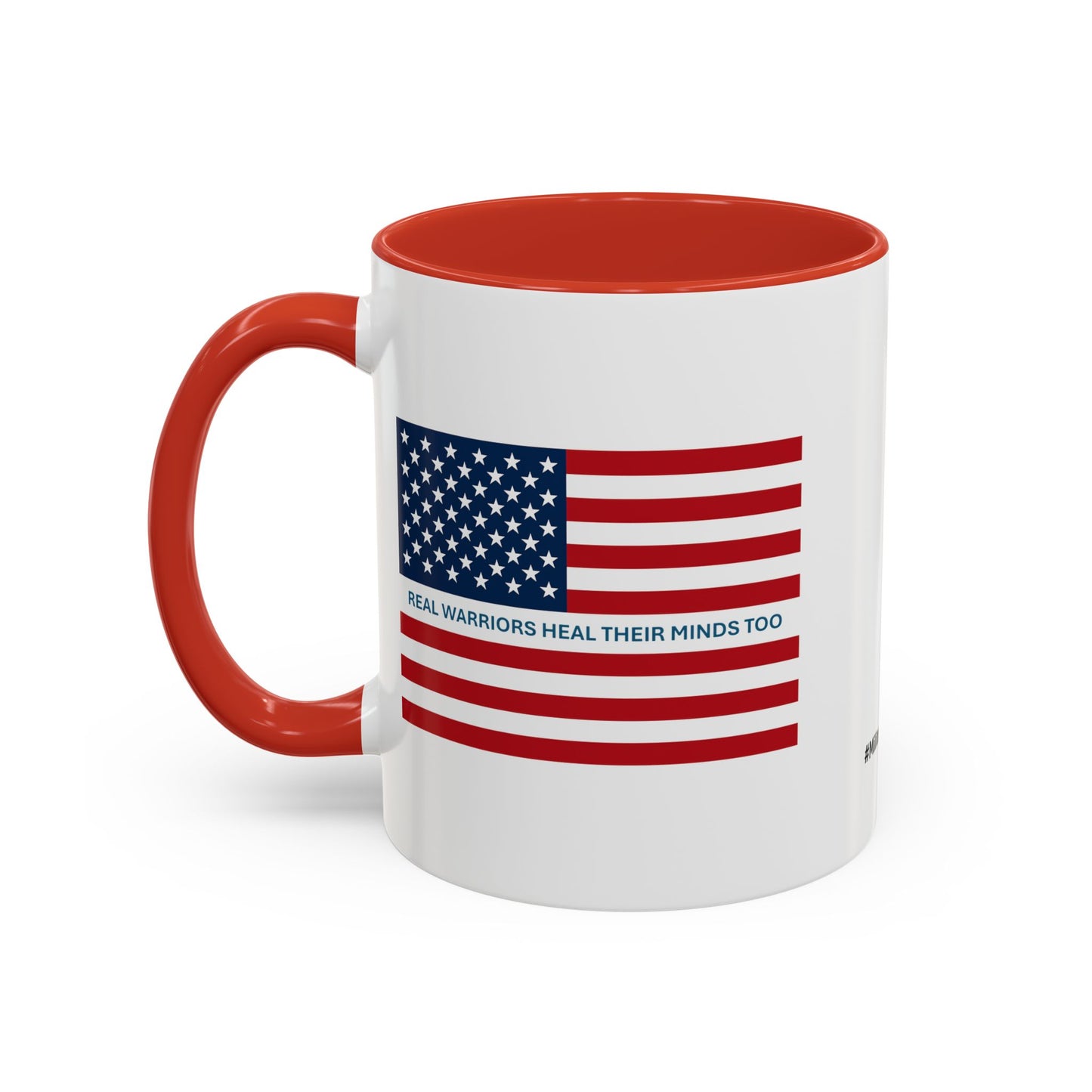 Military Social Work -Empowering Coffee Mug - "Real Warriors Heal Their Minds Too " - Perfect Gift for Advocates and Supporters