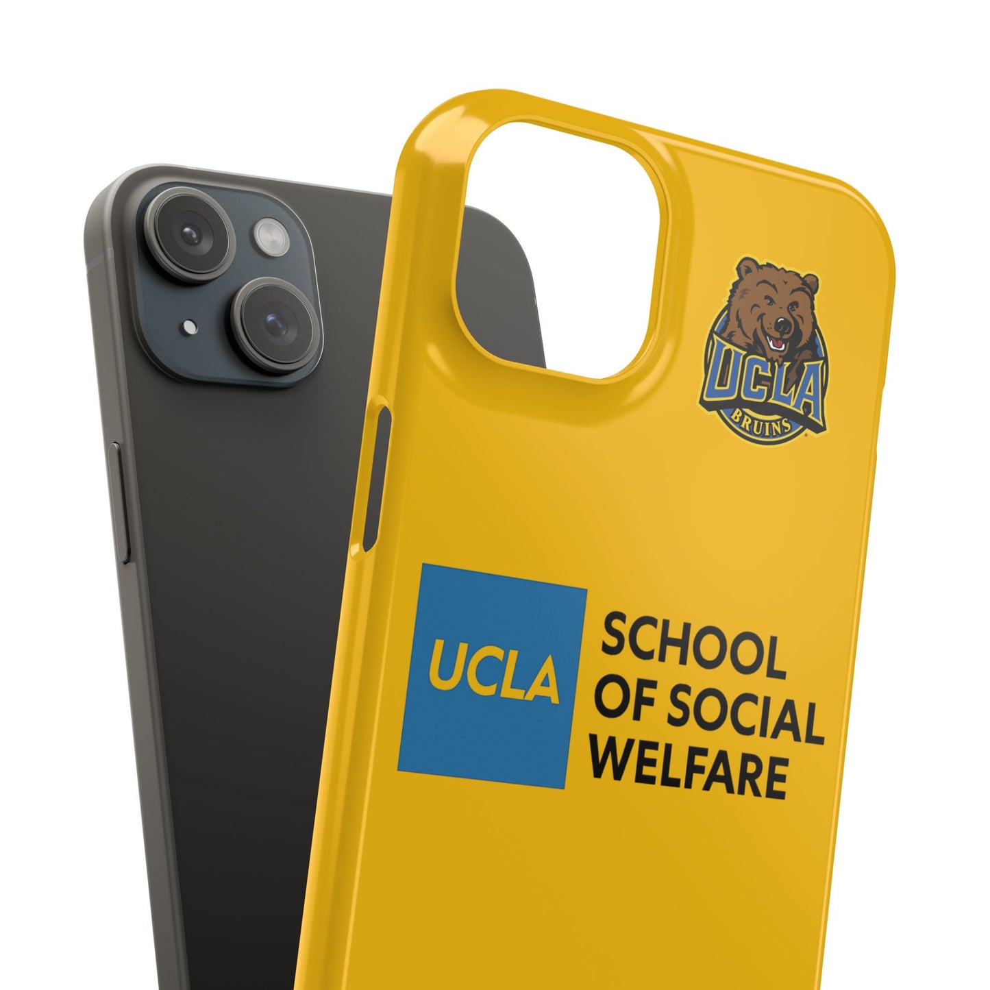 UCLA Slim I-Phone Case - School of Social Welfare (Yellow)