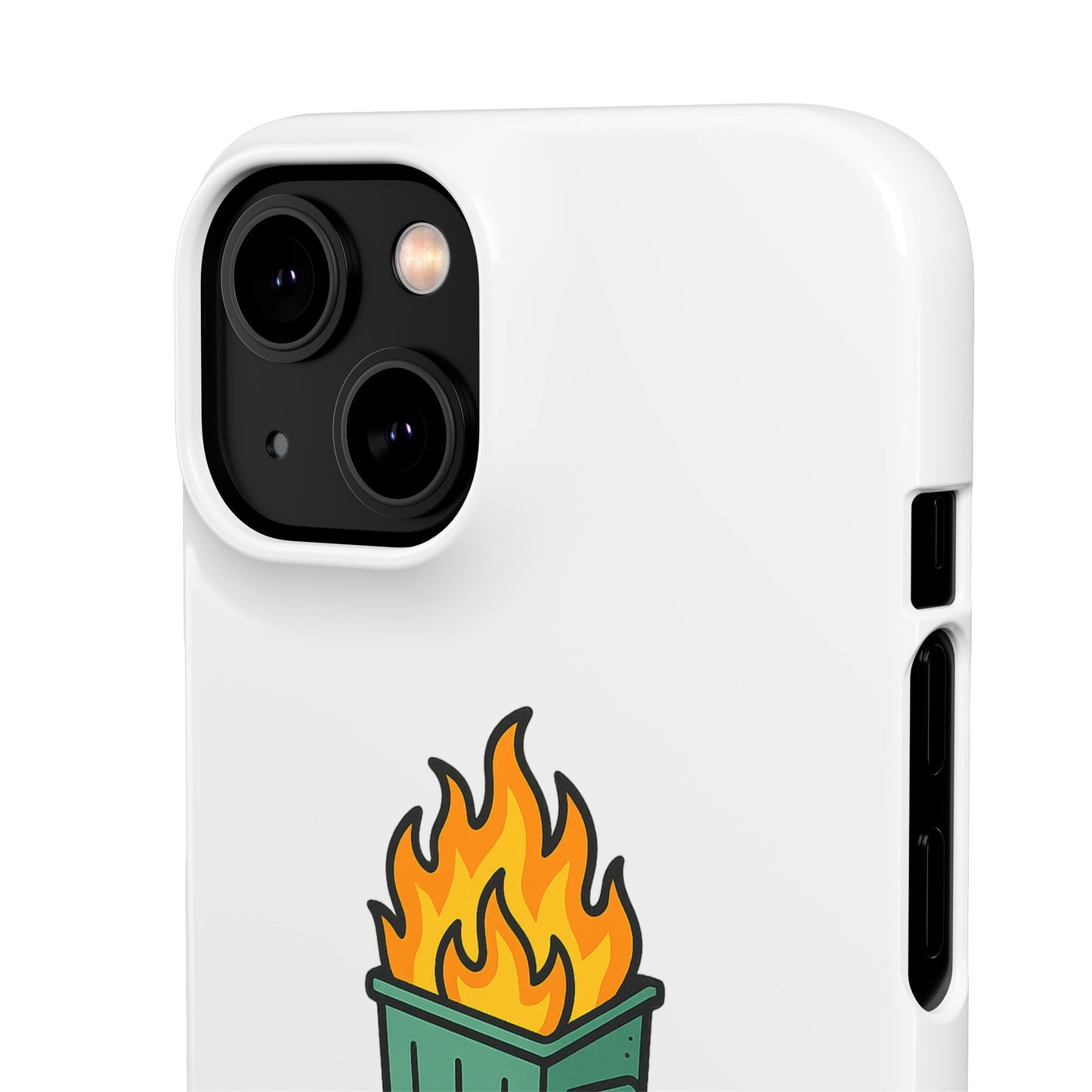 Phone Case — "I'm Fine, It's Fine" Dumpster Fire Design