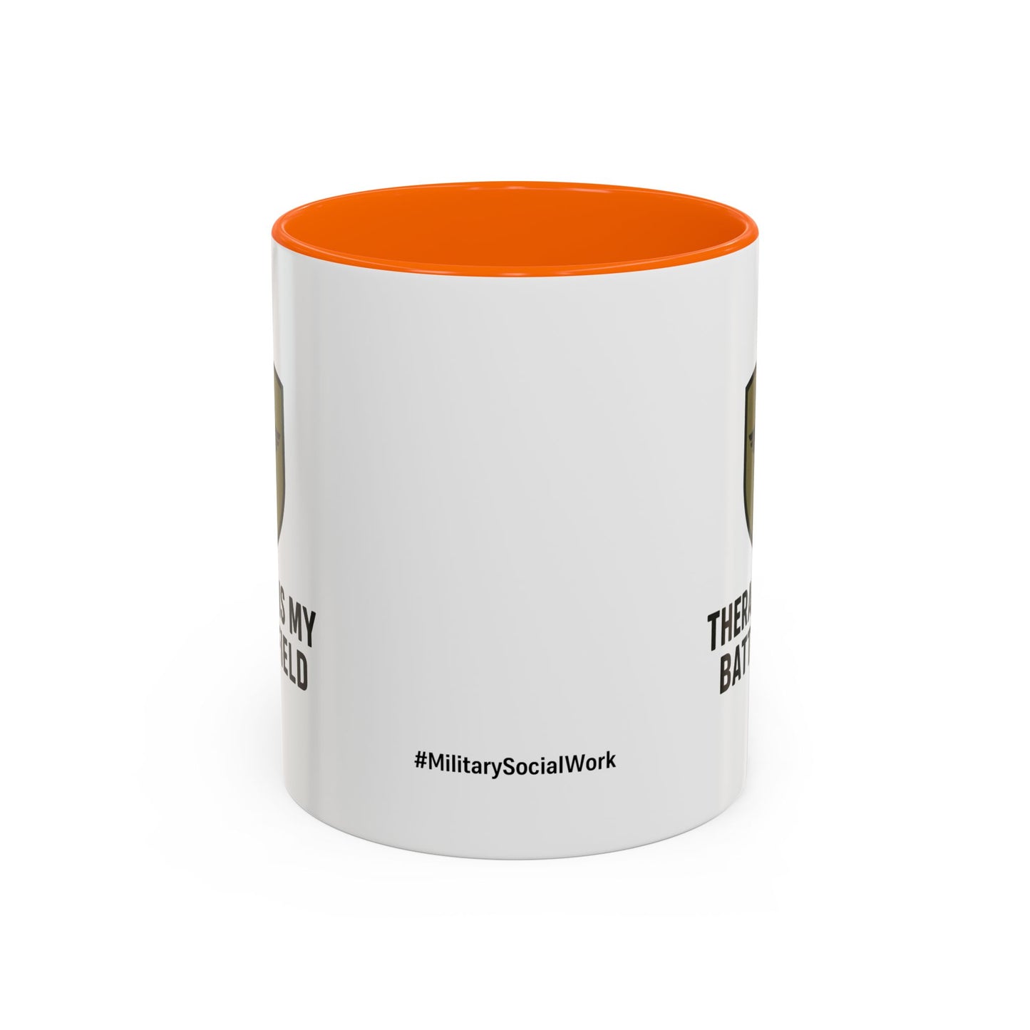 Military Social Work -Empowering Coffee Mug - "Therapy is My Battlefield" - Perfect Gift for Advocates and Supporters
