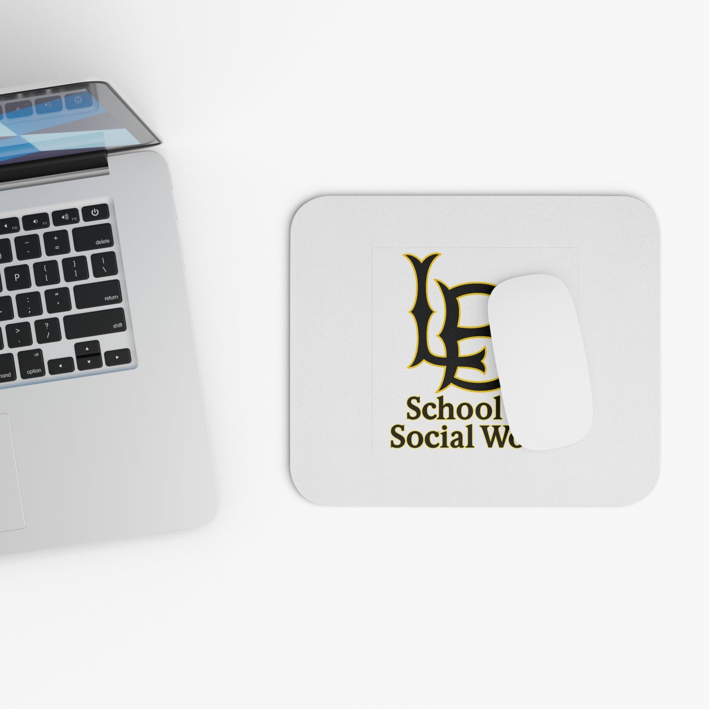 Cal State Long Beach School of Social Work Mouse Pad — Rectangle Desk Mat for Students & Professionals (University Collection)