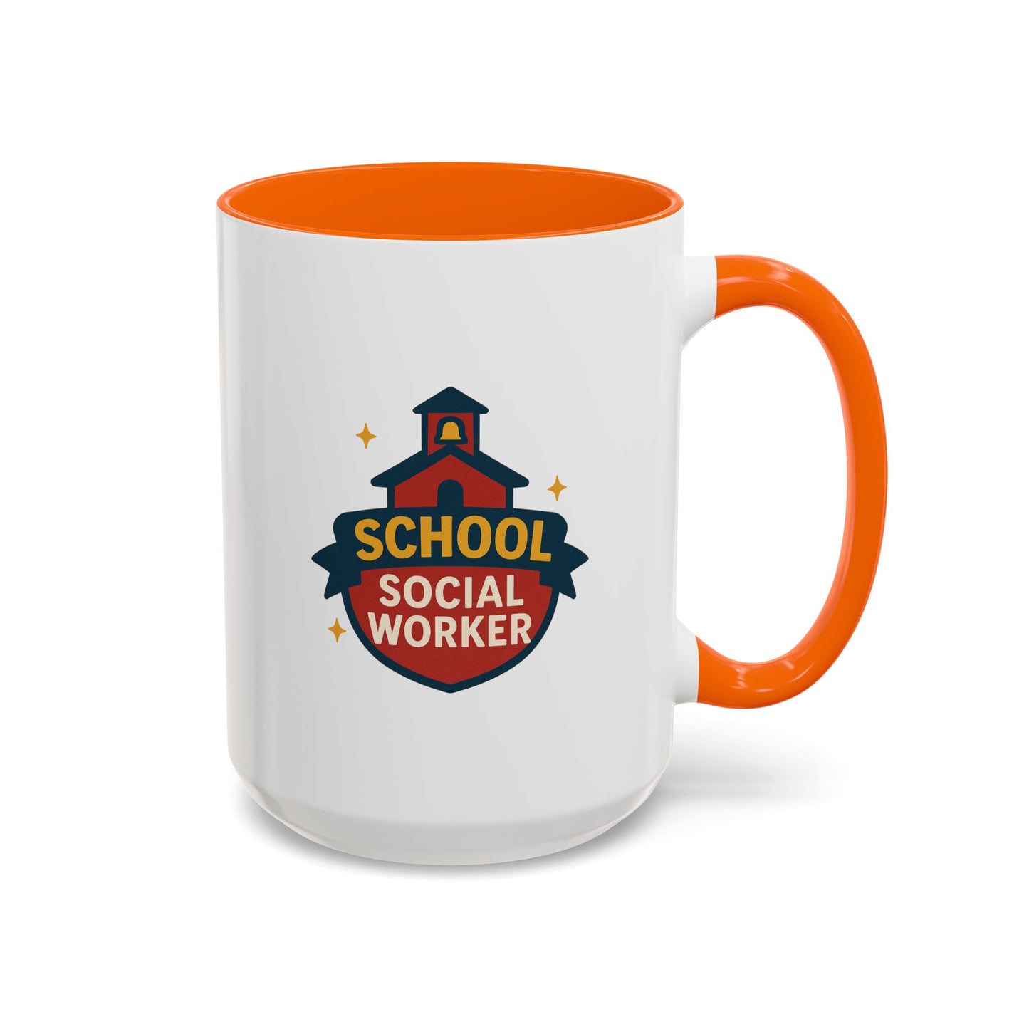 LCSW & School Social Worker Coffee Mug – Fueled by Coffee & Chaos (Various Colors)