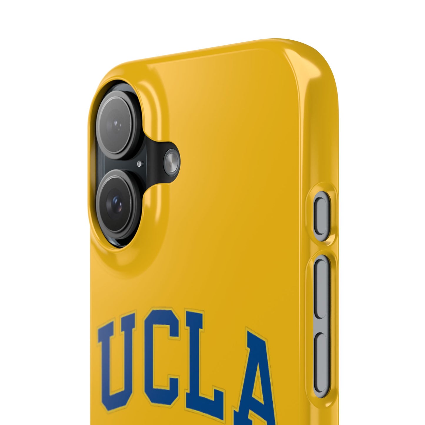 UCLA Slim I-Phone Case - School of Social Welfare-Text Logo (Yellow)
