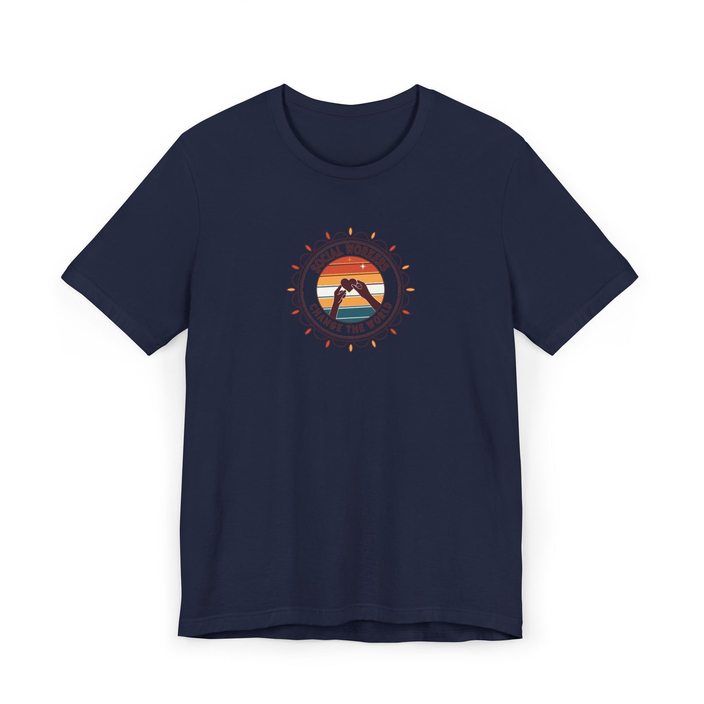 T-Shirt — Soul Worker Retro Sunset Graphic (Find Your Way) - Social Worker