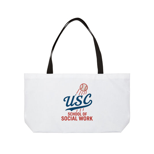USC School of Social Work -Dodger Weekender Tote Bag - USC School of Social Work & Dodgers Design