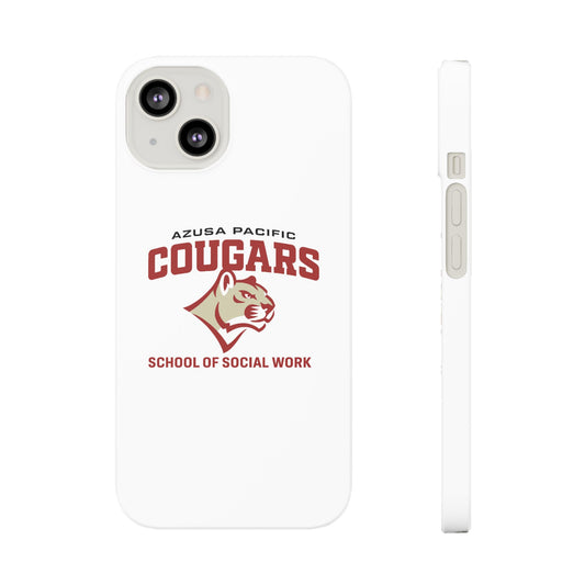 Azuza Pacific University - Slim I-Phone Case - School of Social Work (White)