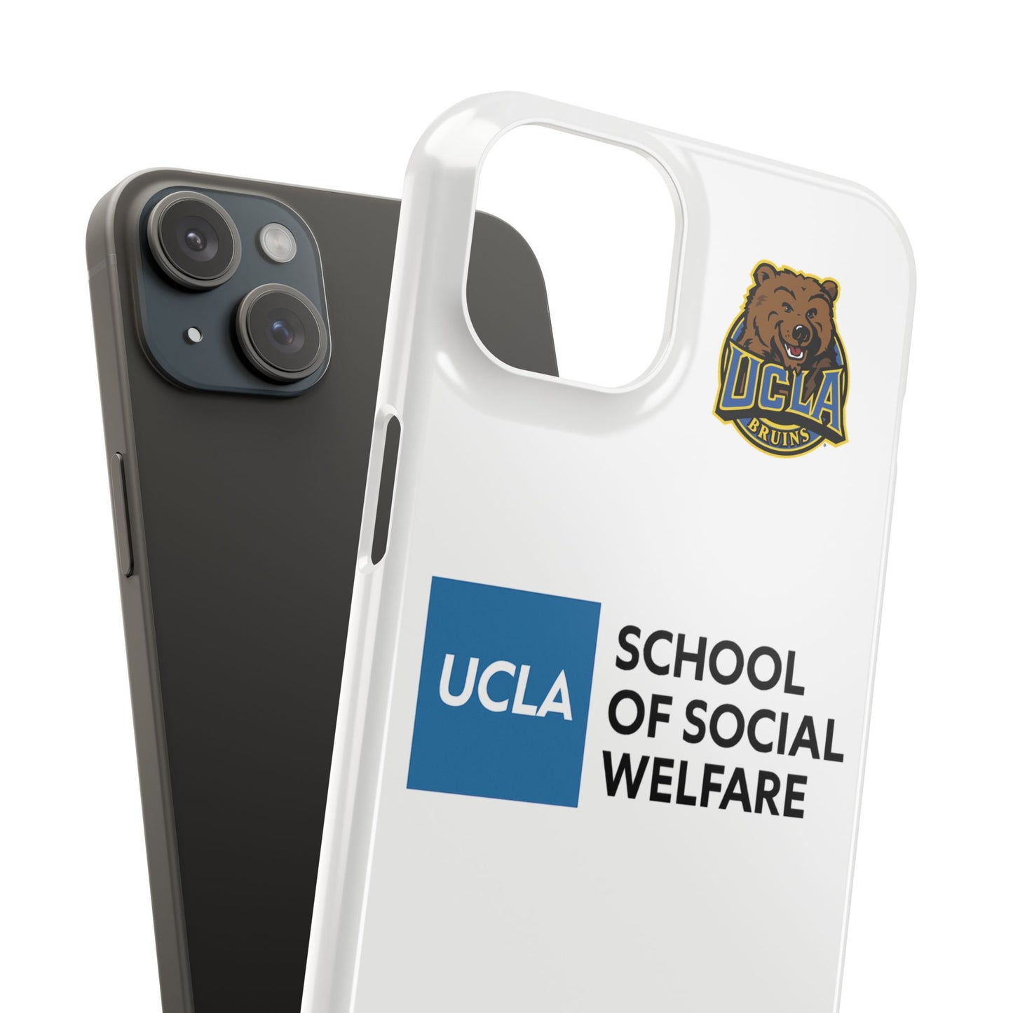 UCLA Slim I-Phone Case - School of Social Welfare (White)