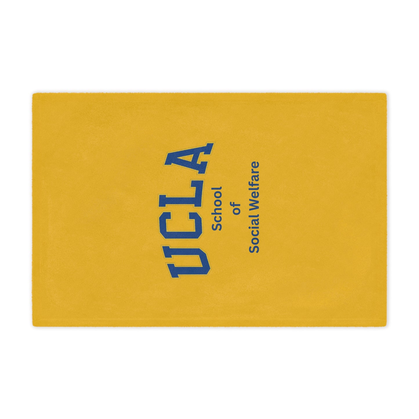 UCLA School of Social Welfare Mini Blanket - Great for your office chair or your couch at home!