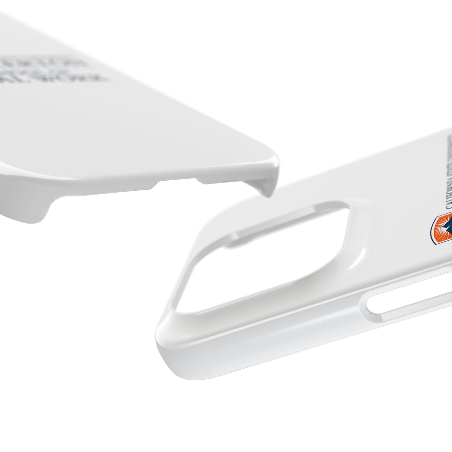 Cal State Fullerton University - Slim I-Phone Case - School of Social Work (White)