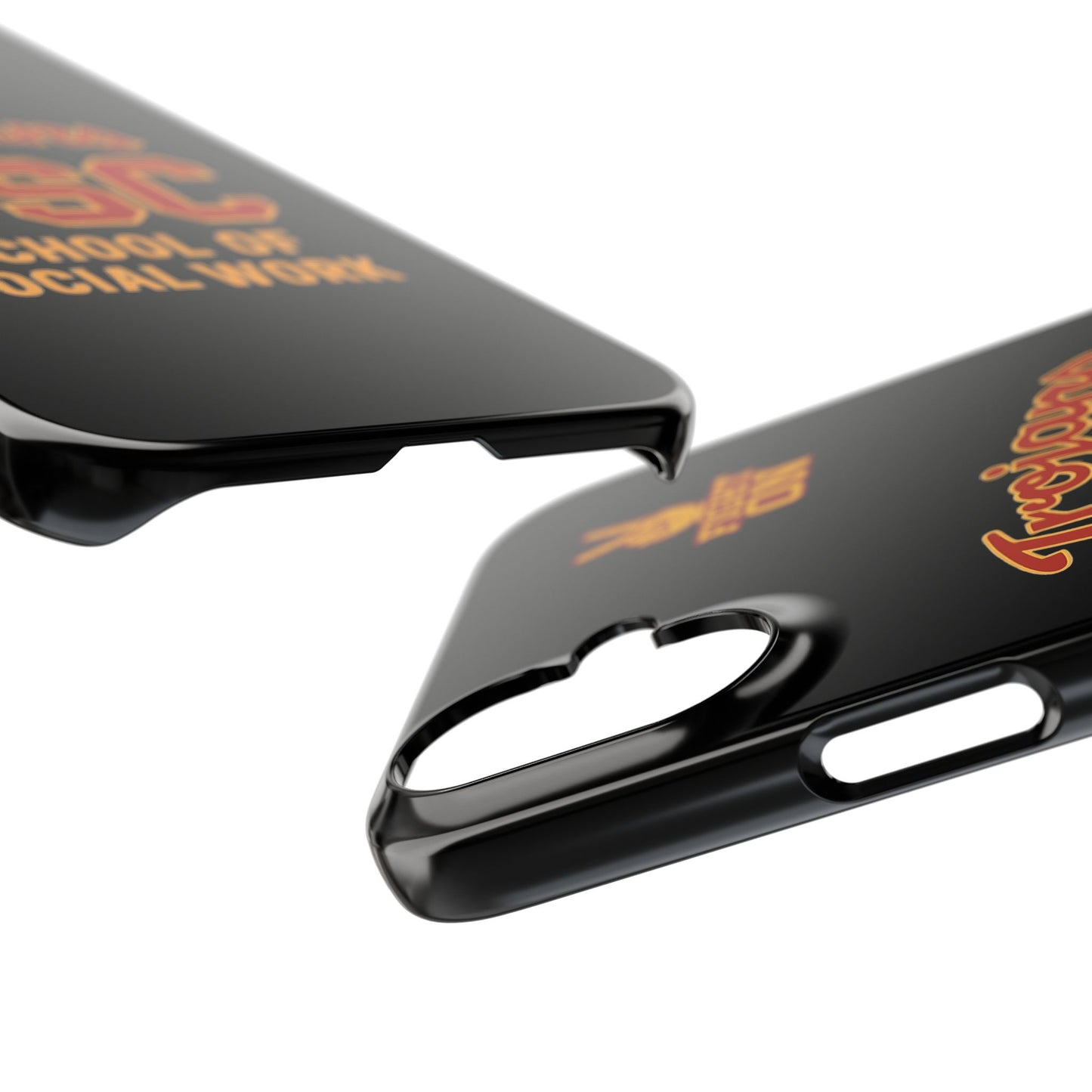 USC Trojans Slim I-Phone Case - School of Social Work (Black)