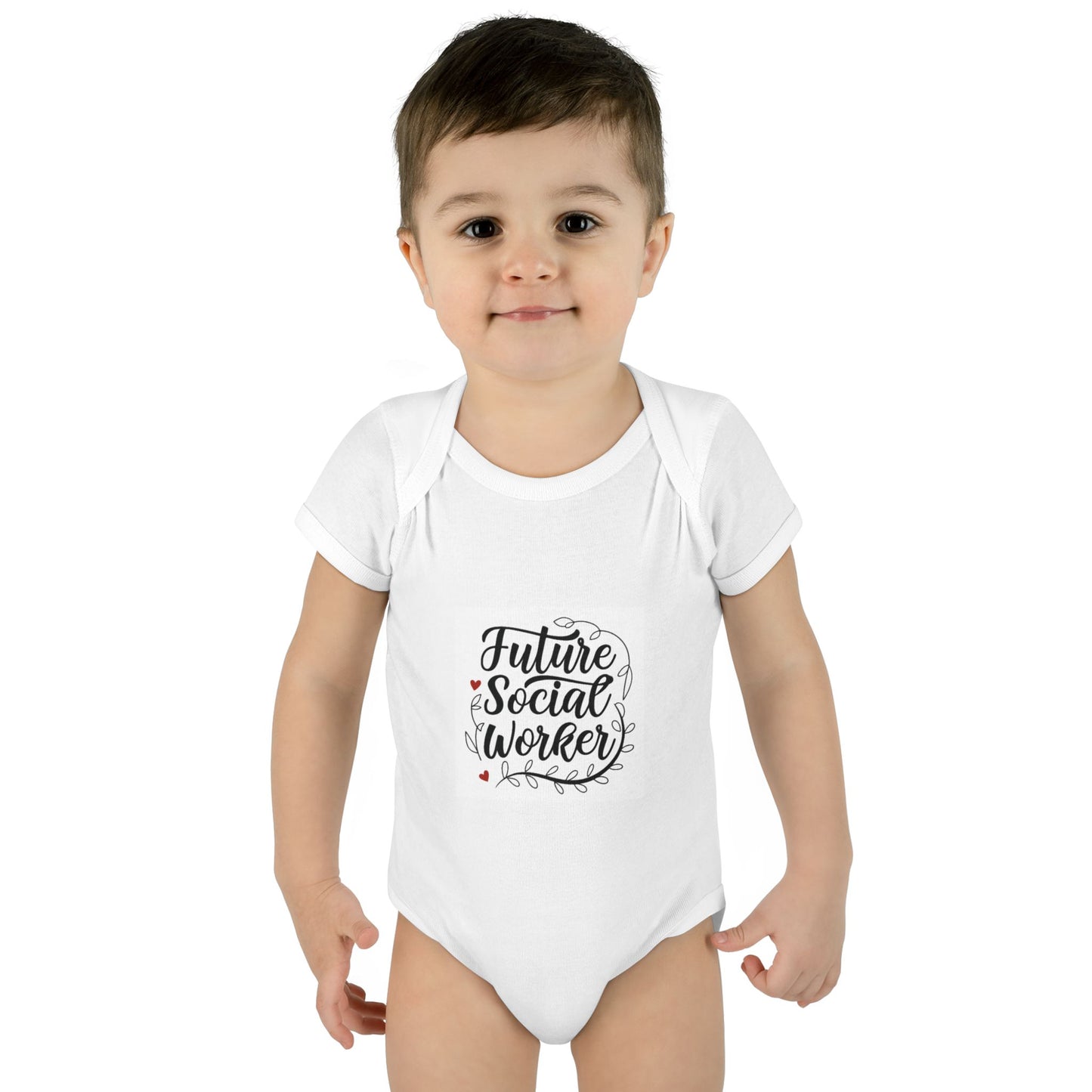 Infant Bodysuit - "Future Social Worker" Cute Baby Onesie, Newborn Gift for Aspiring Helpers