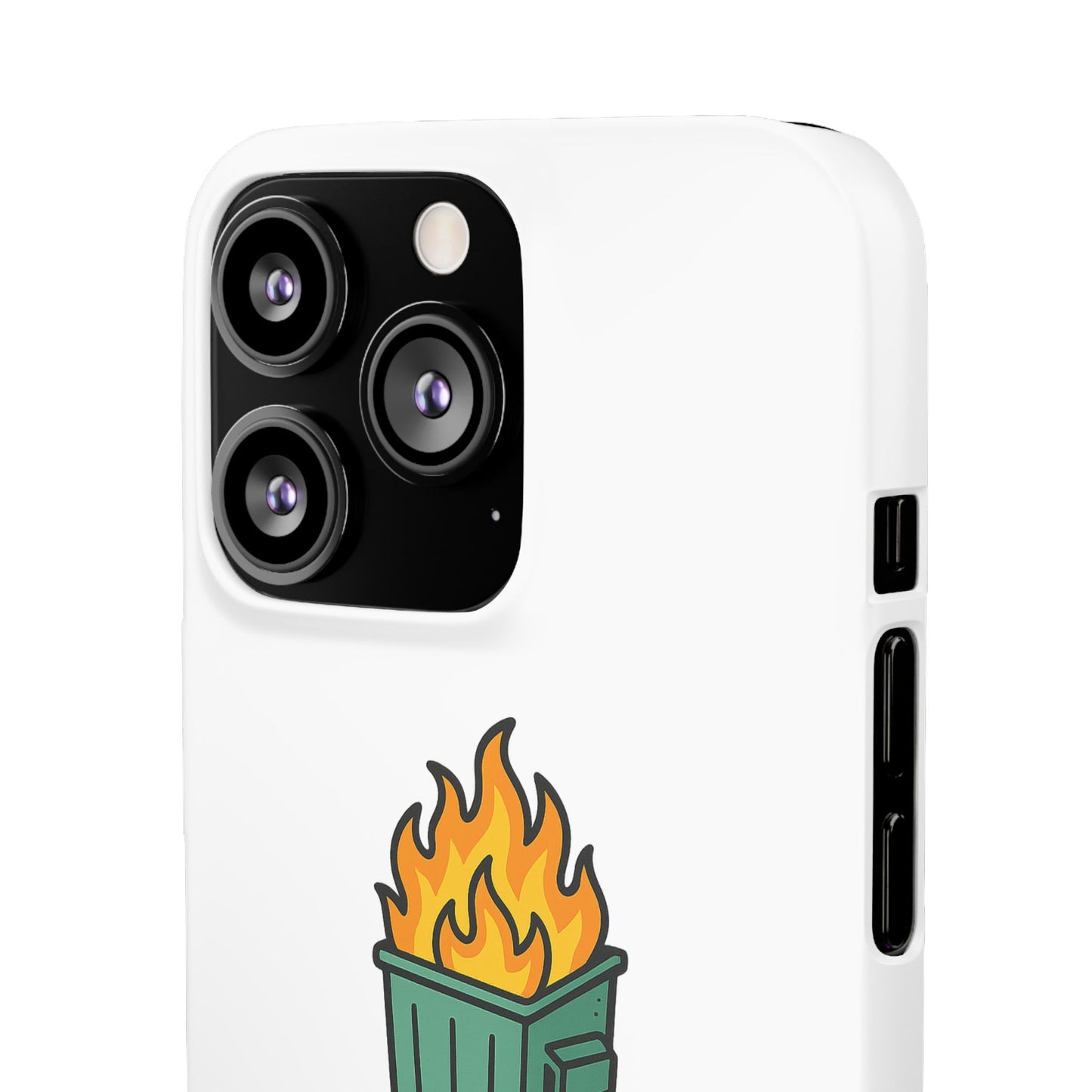 Phone Case — "I'm Fine, It's Fine" Dumpster Fire Design